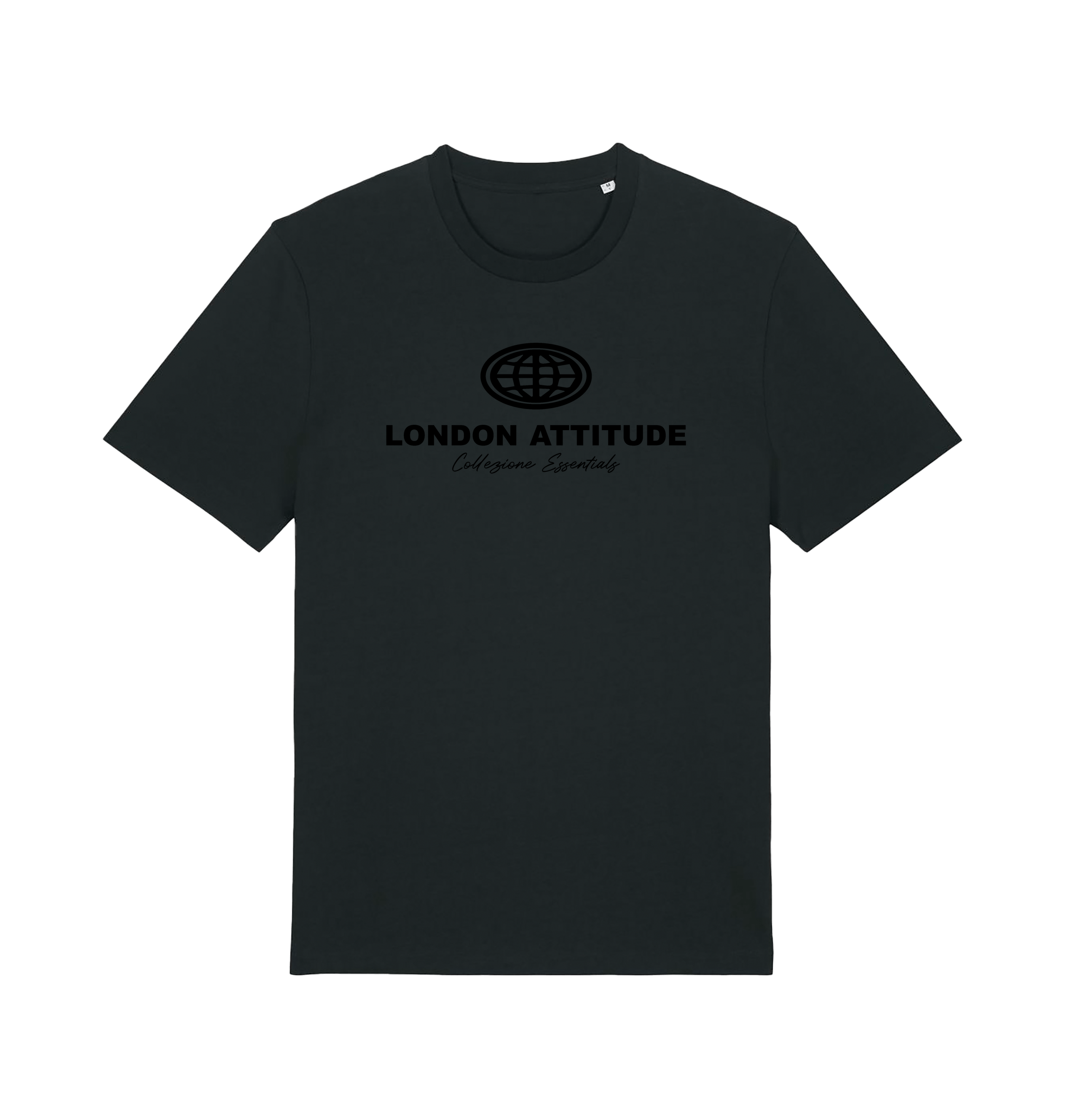 Black Printed T-shirt Front