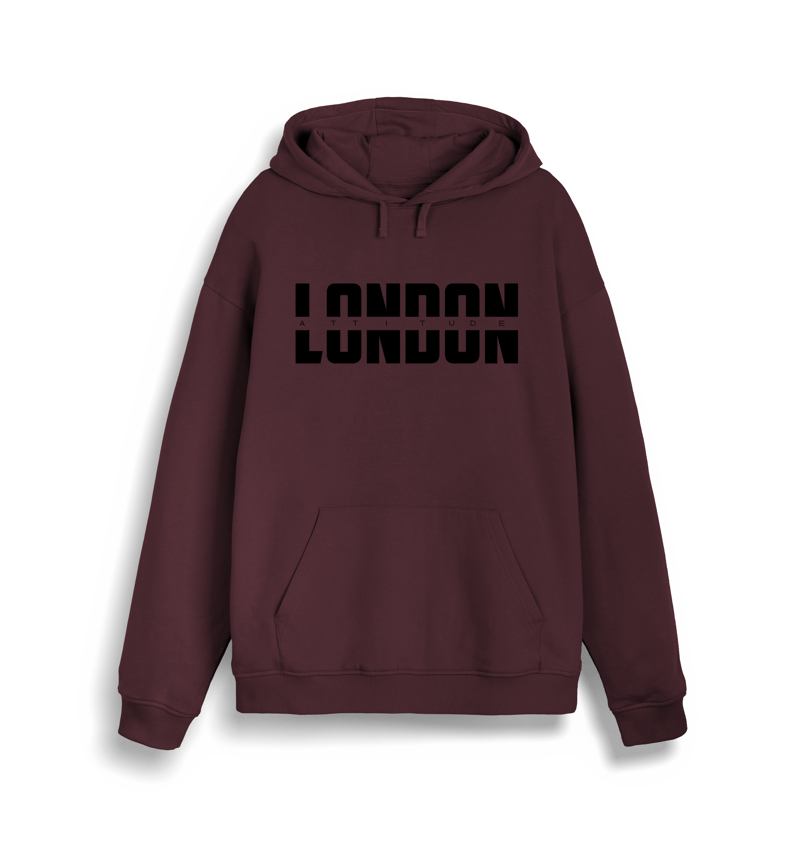 Red Brown Printed Sweater Front