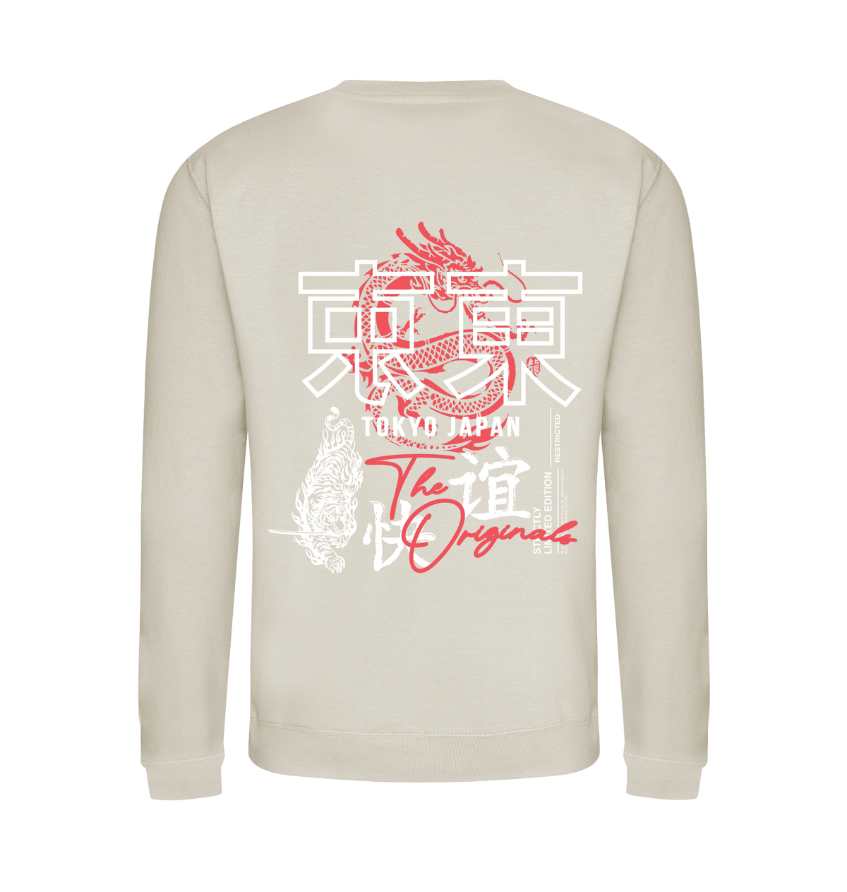 Natural Stone Printed Sweater Back