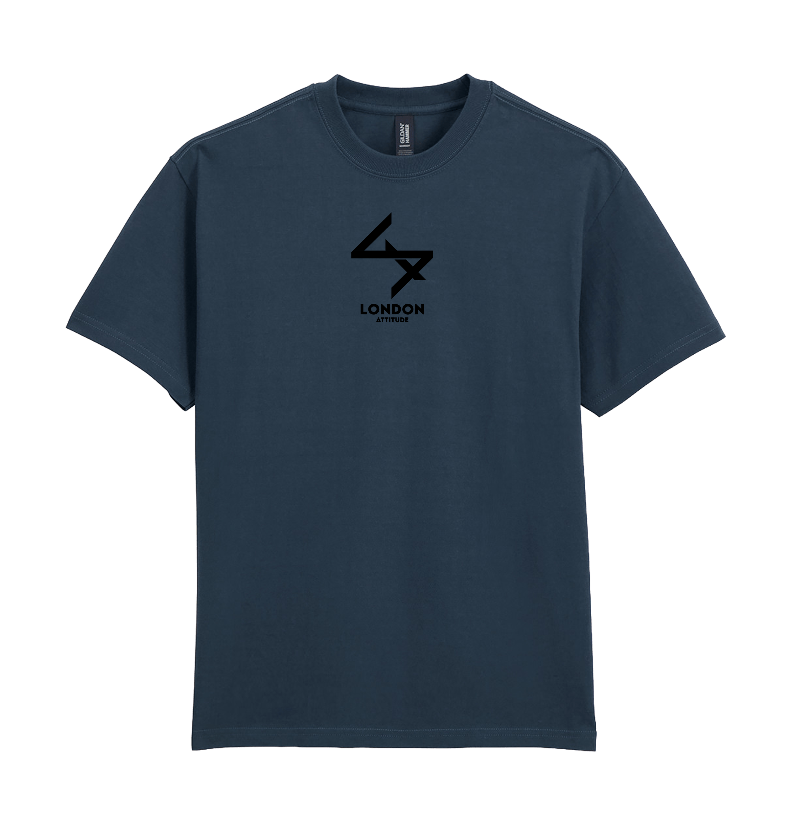 Blue Dusk Printed Premium T-Shirt Front
