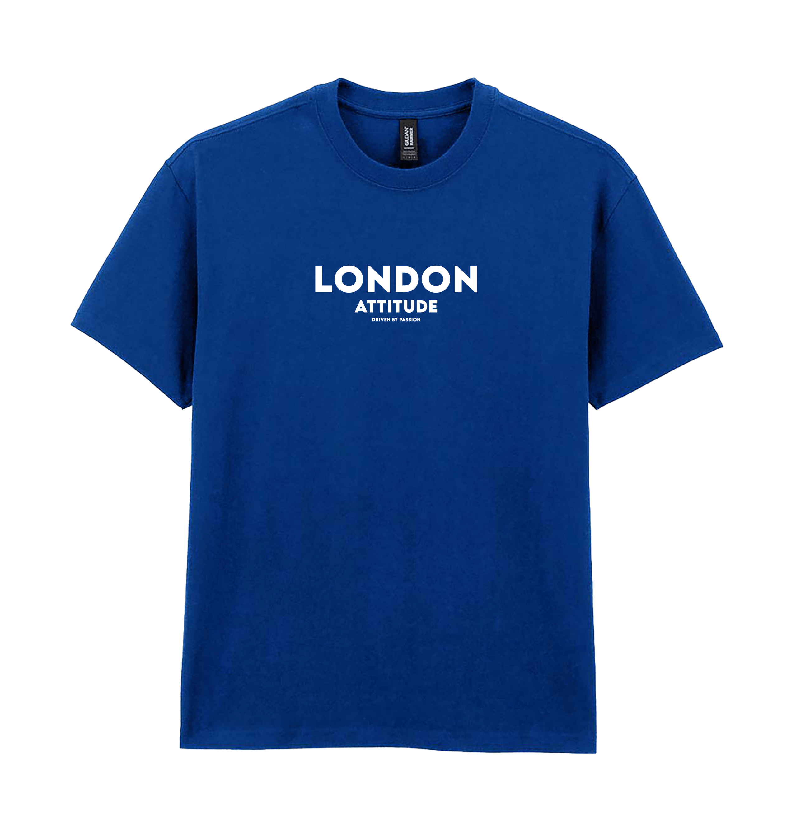 Deep Royal Printed Premium T-Shirt Front