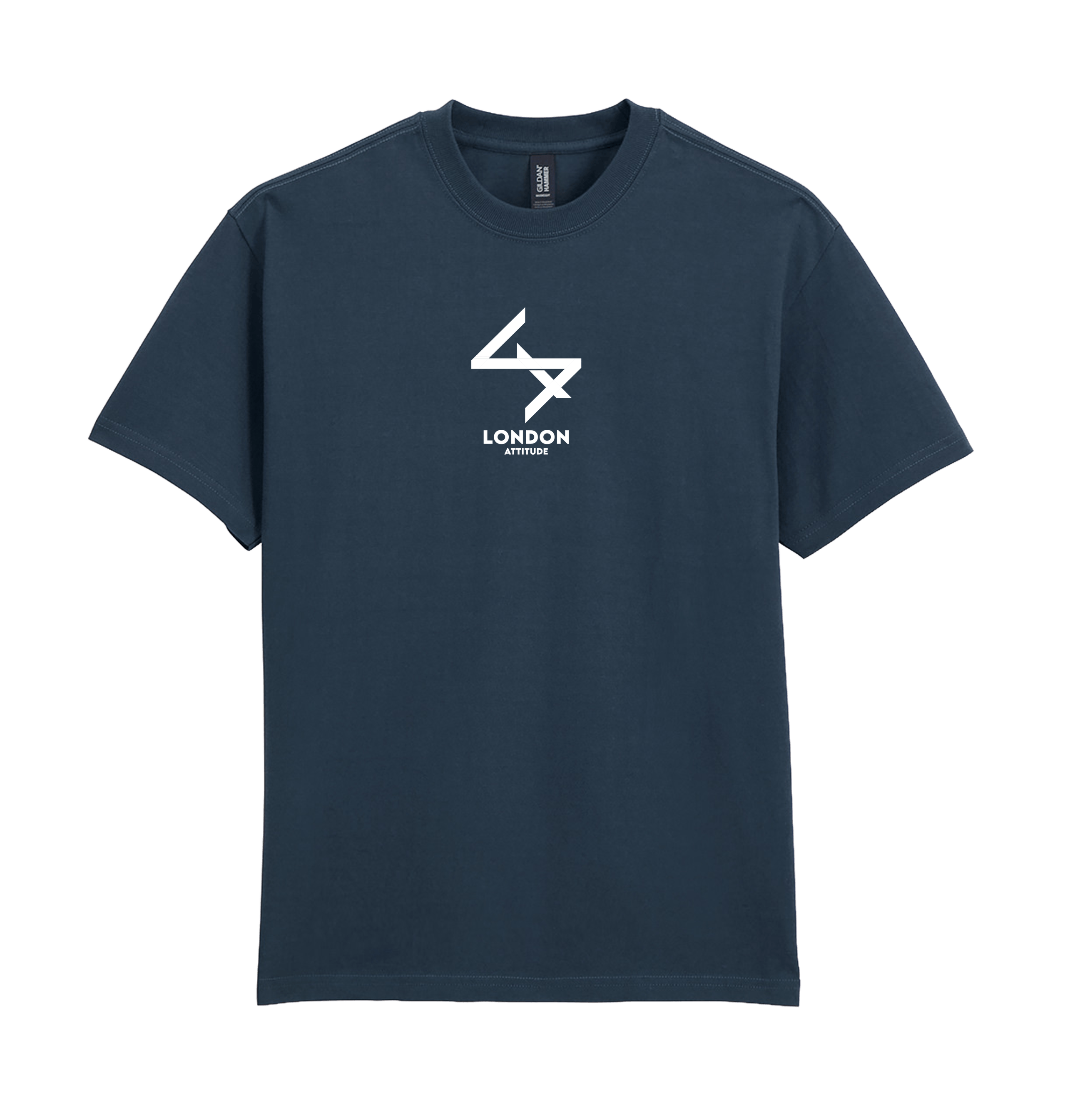 Blue Dusk Printed Premium T-Shirt Front