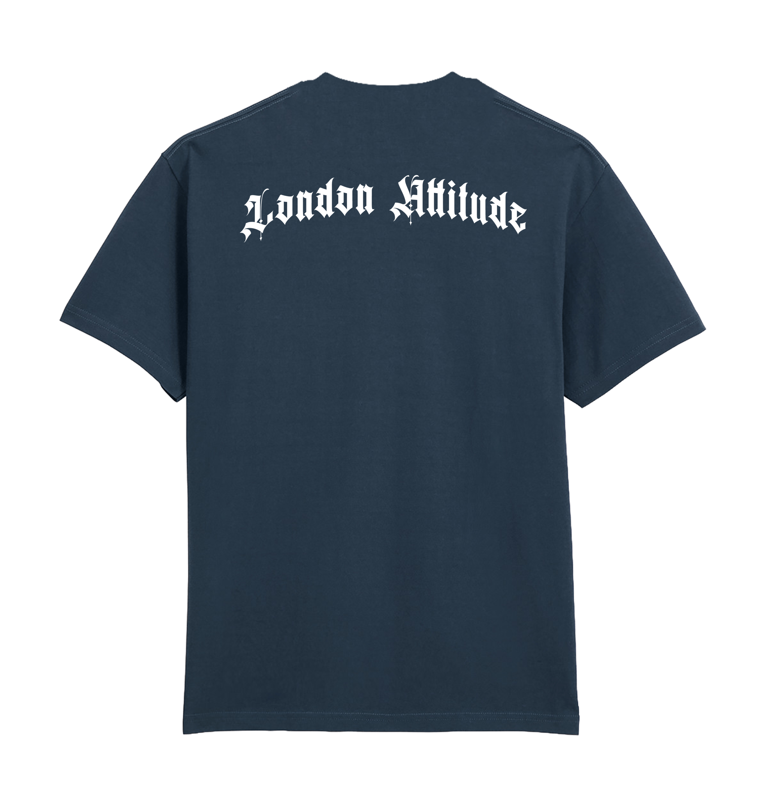 Blue Dusk Printed Premium T-Shirt Back