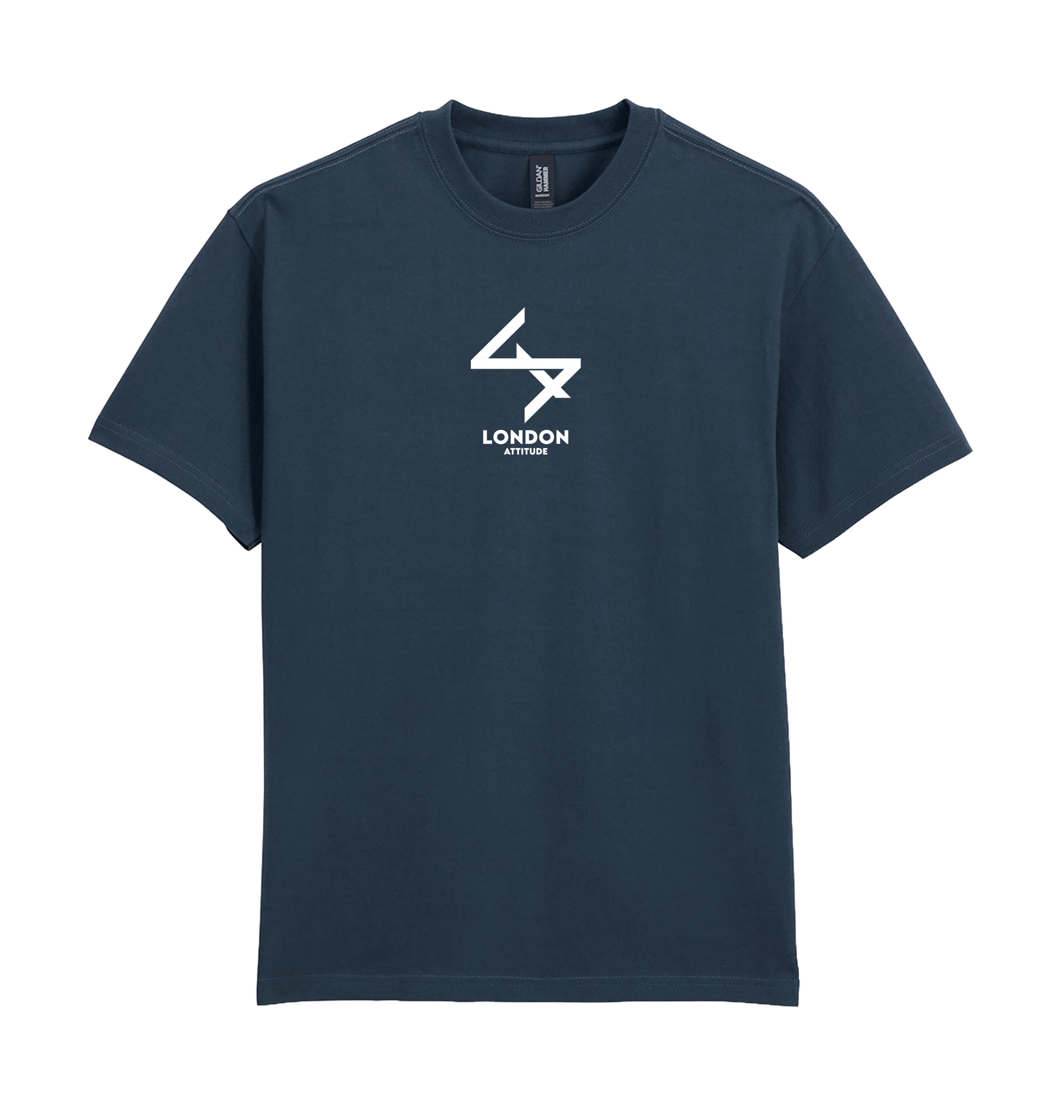 Blue Dusk Printed Premium T-Shirt Front