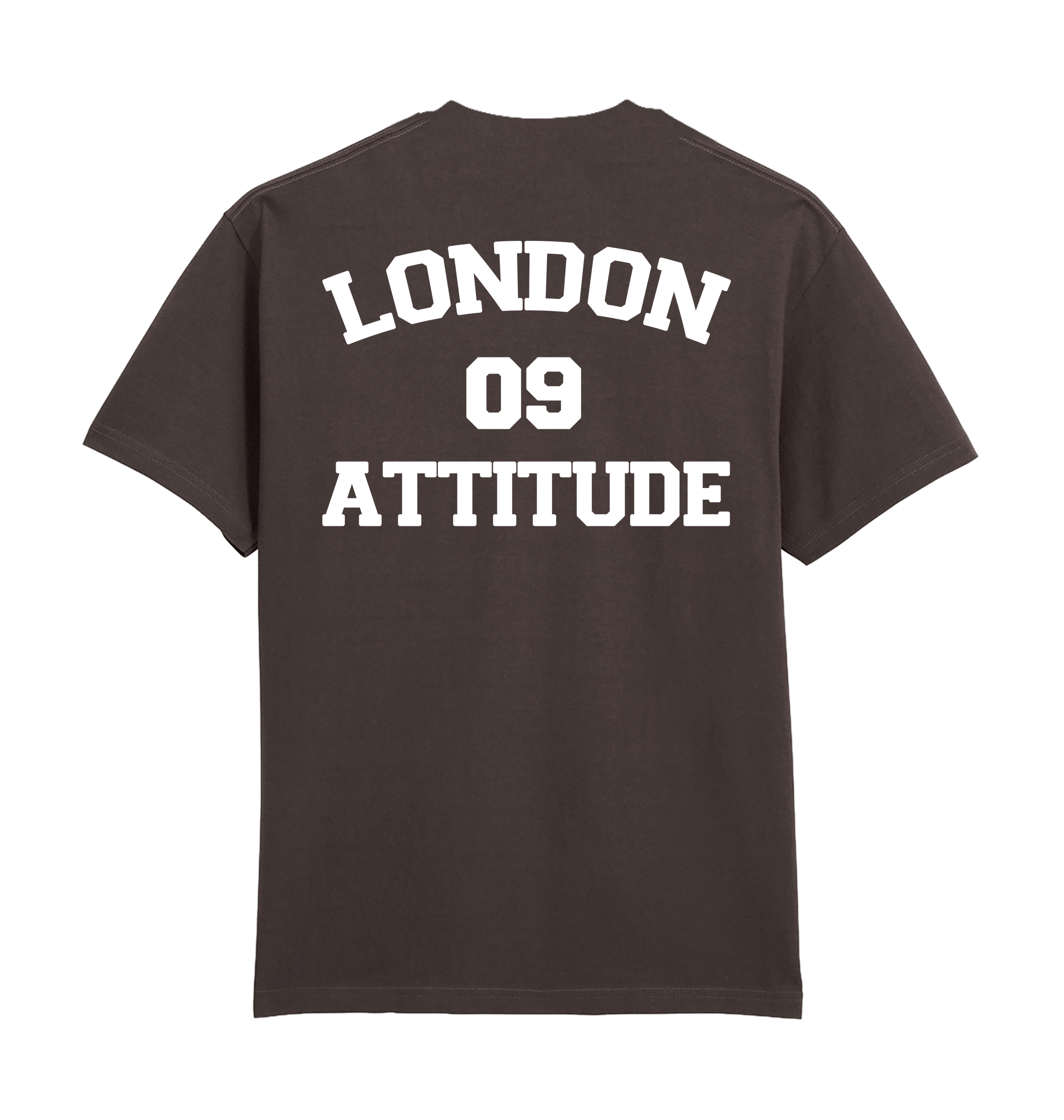 Dark Chocolate Printed Premium T-Shirt Back