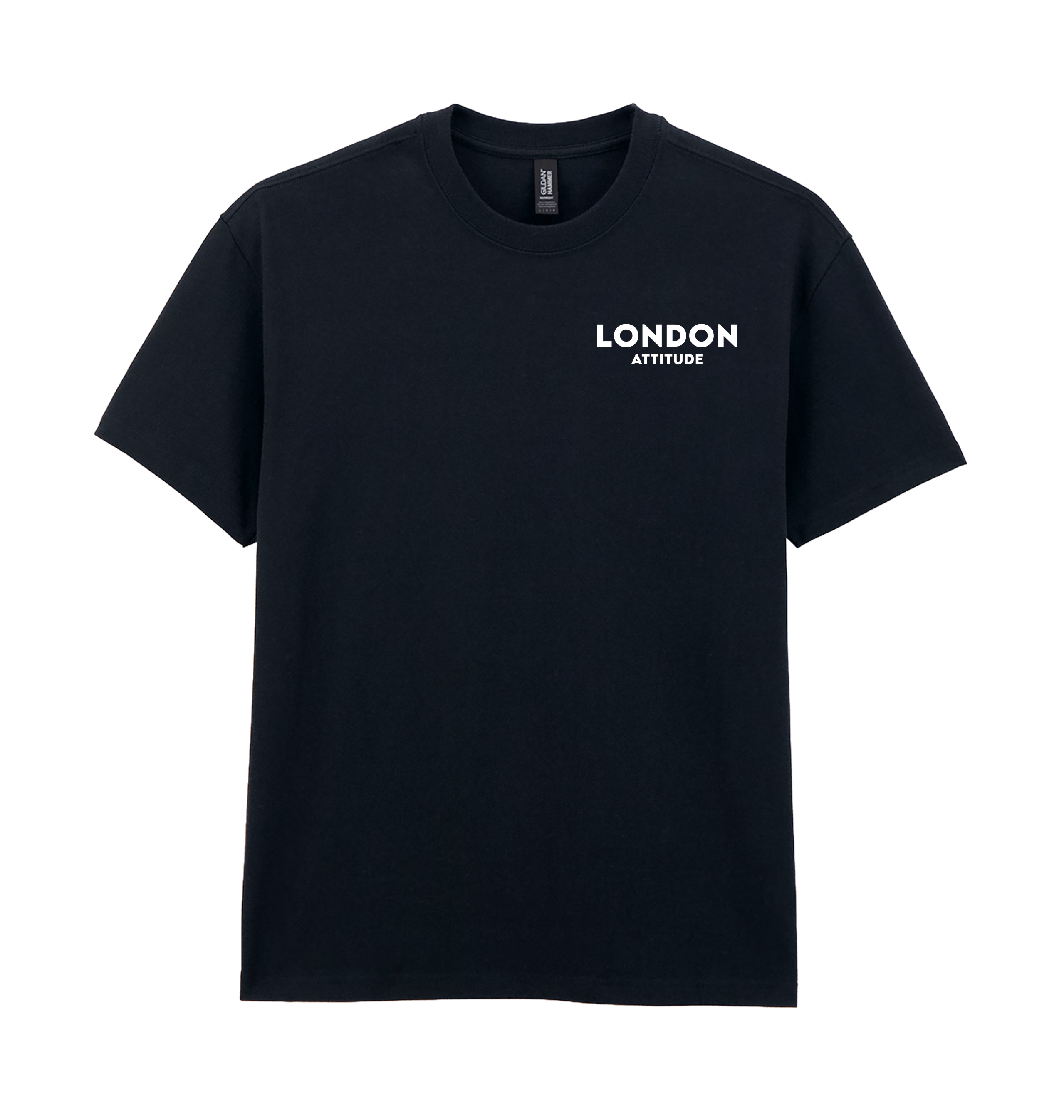 Pitch Black Printed Premium T-Shirt Front