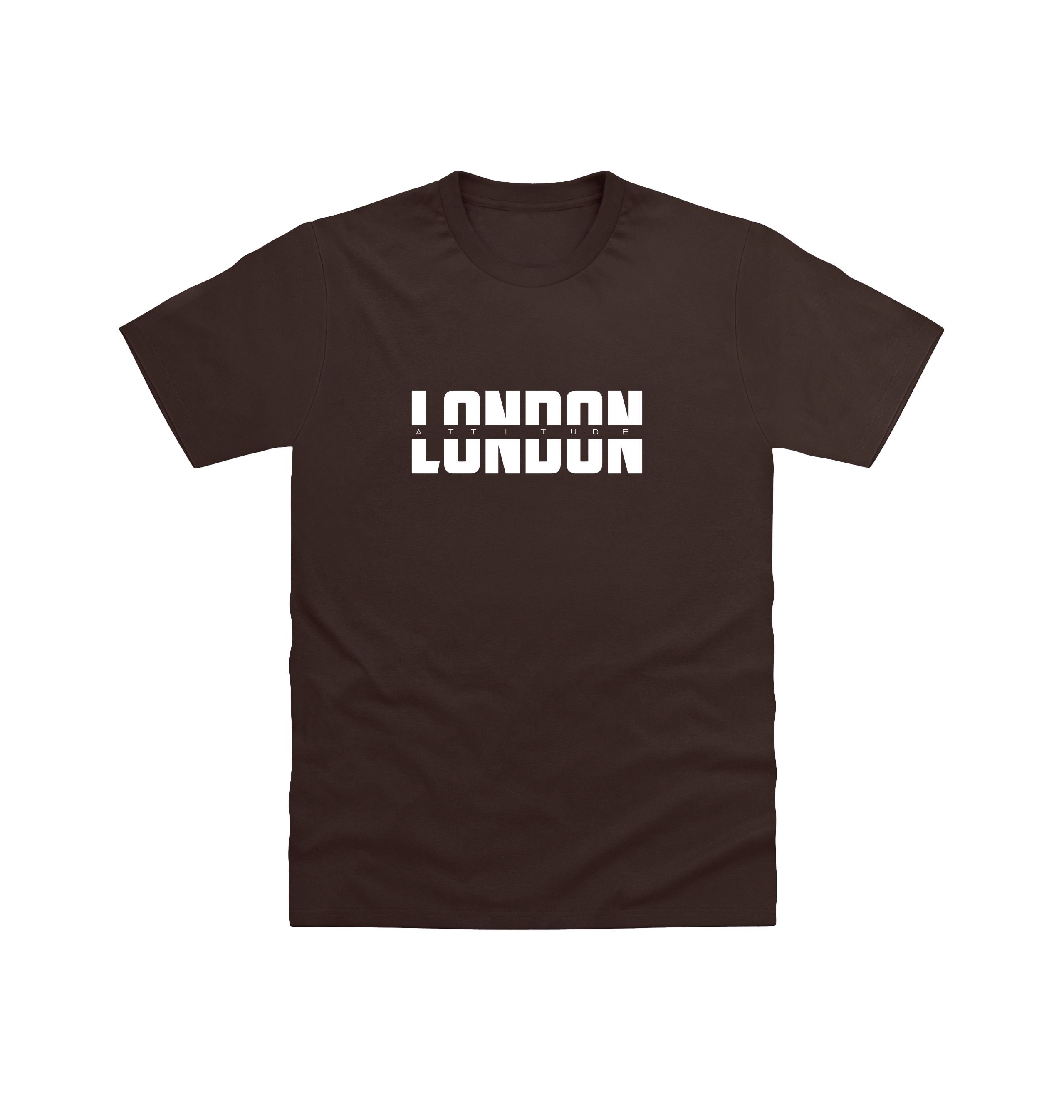 Dark Chocolate Printed T-shirt Front