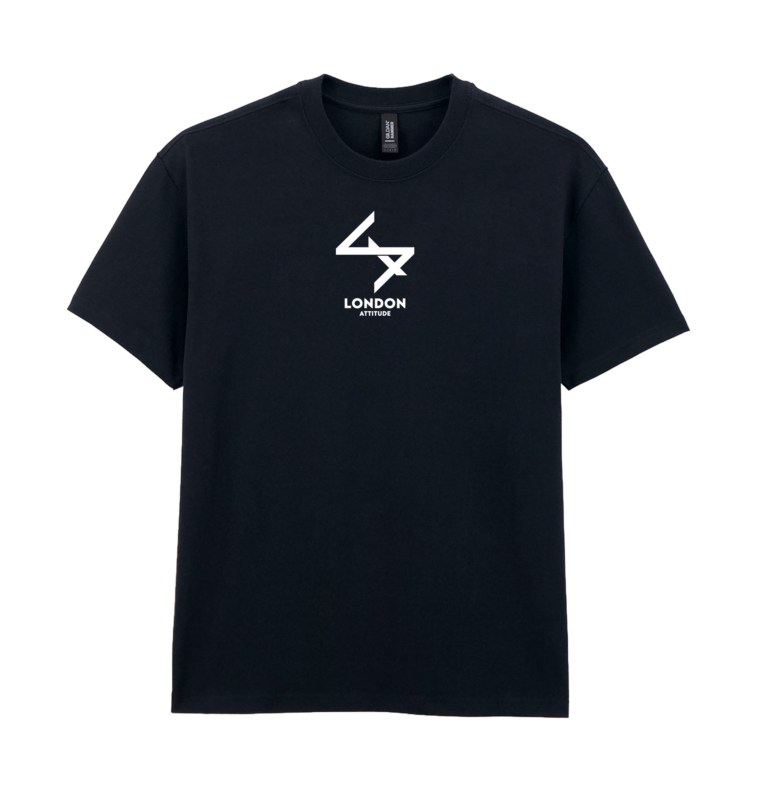 Pitch Black Printed Premium T-Shirt Front