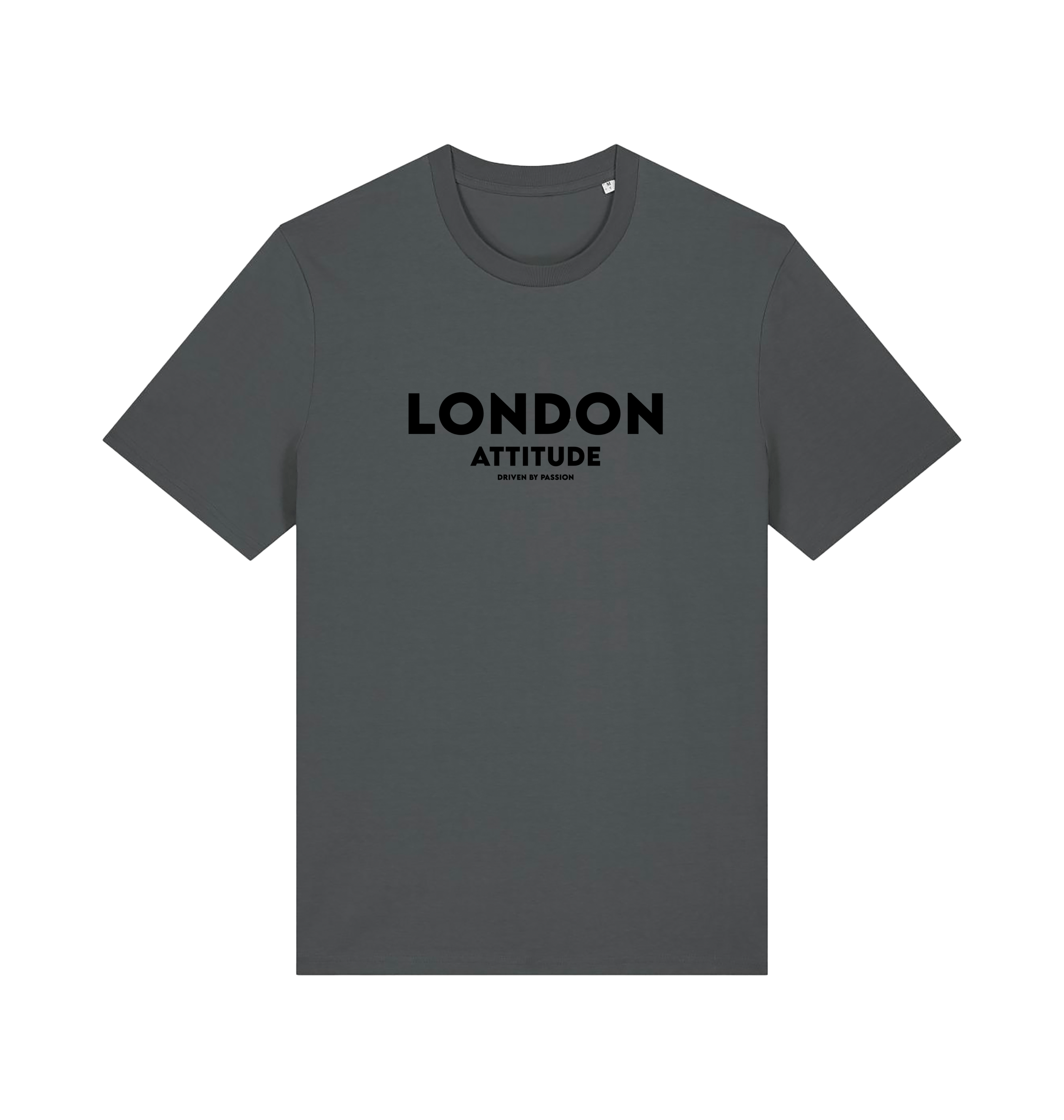 Anthracite Printed T-shirt Front