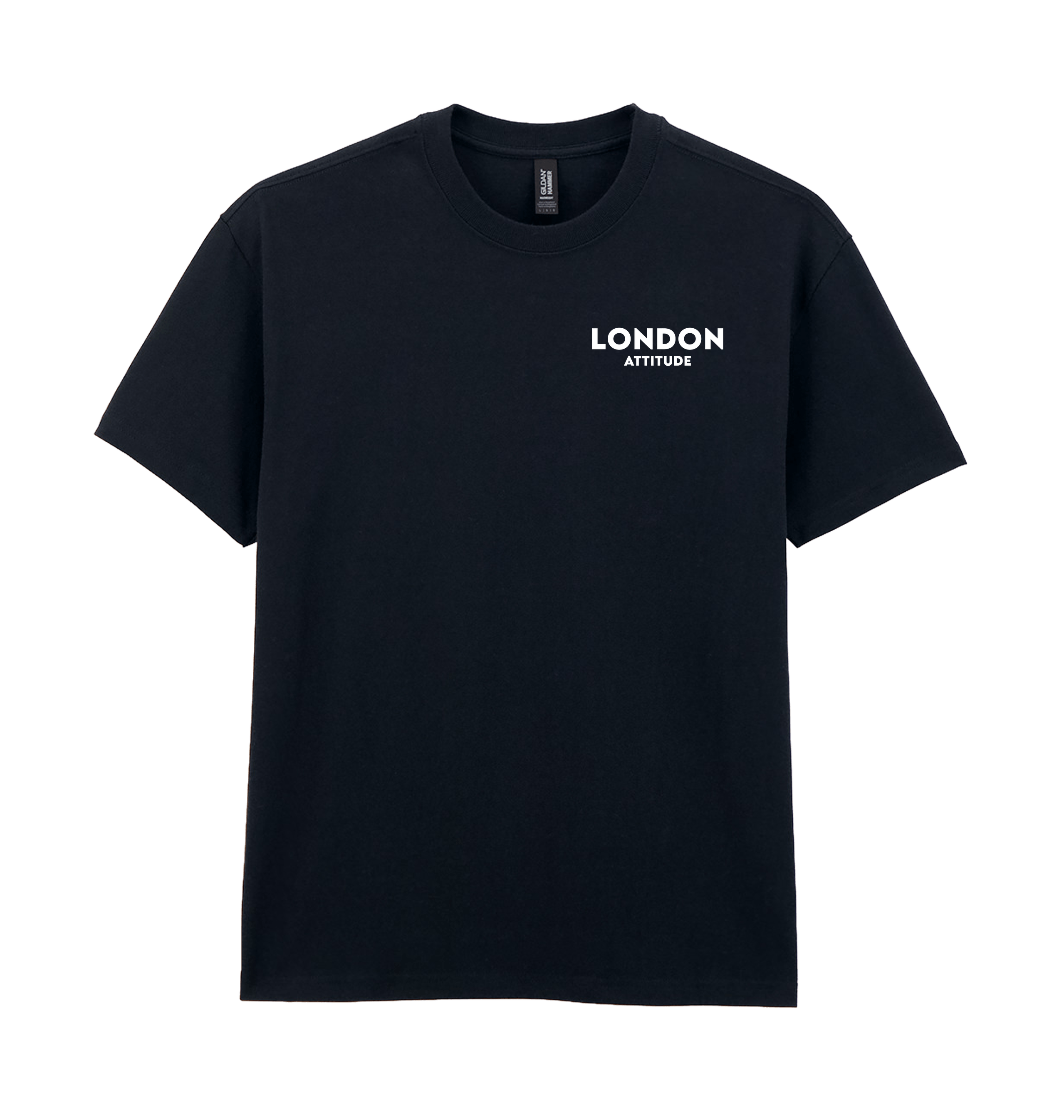 Pitch Black Printed Premium T-Shirt Front