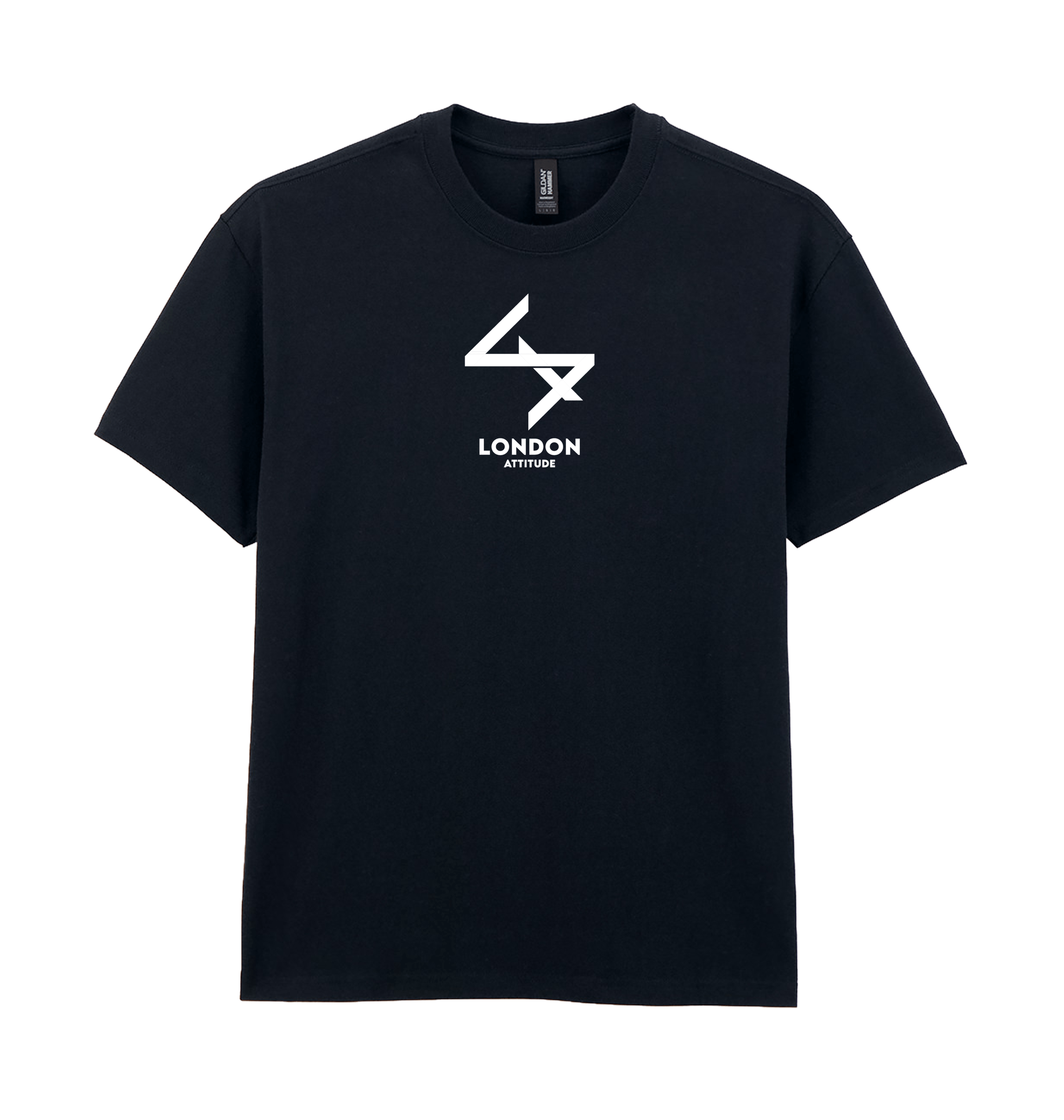 Pitch Black Printed Premium T-Shirt Front
