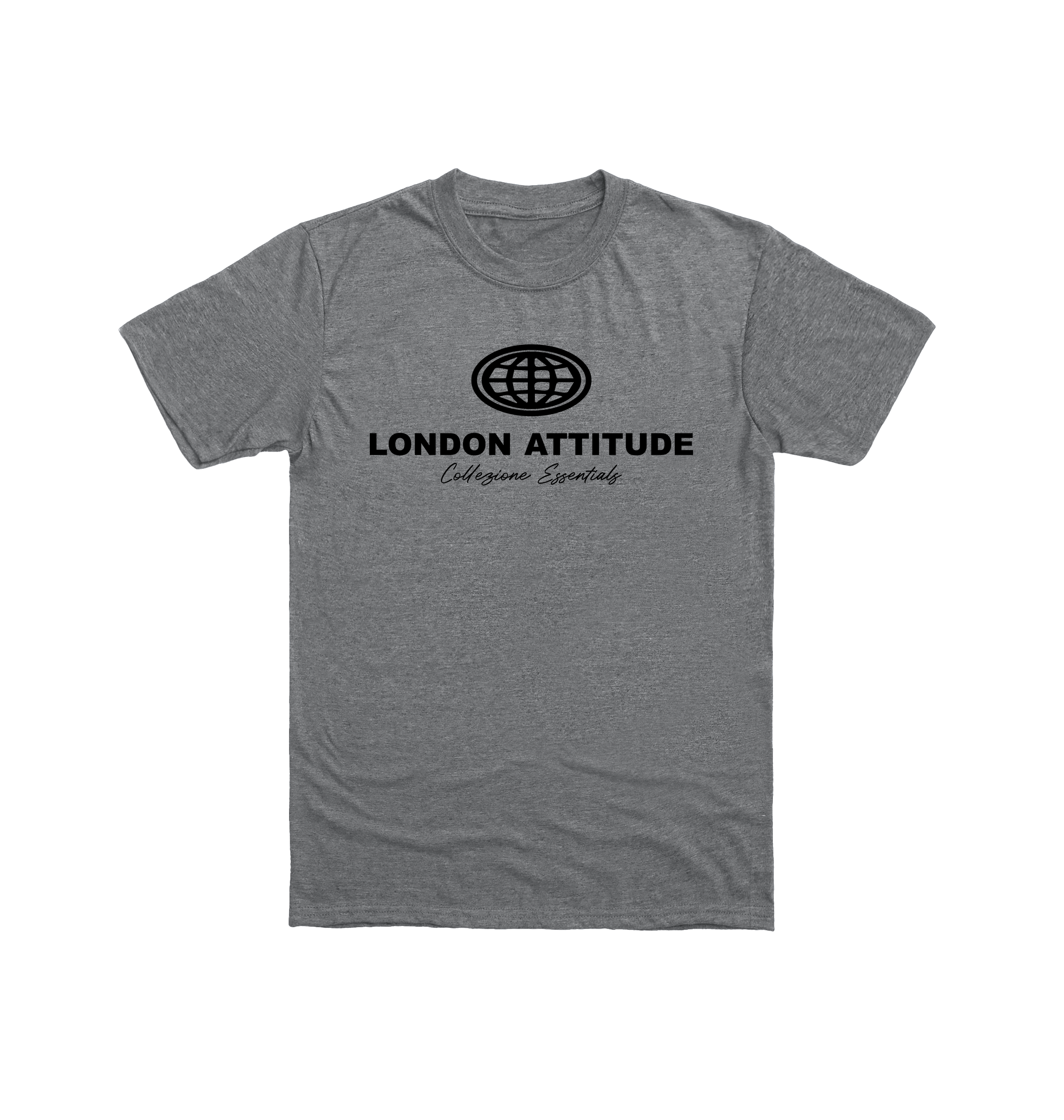 Graphite Heather Printed T-shirt Front