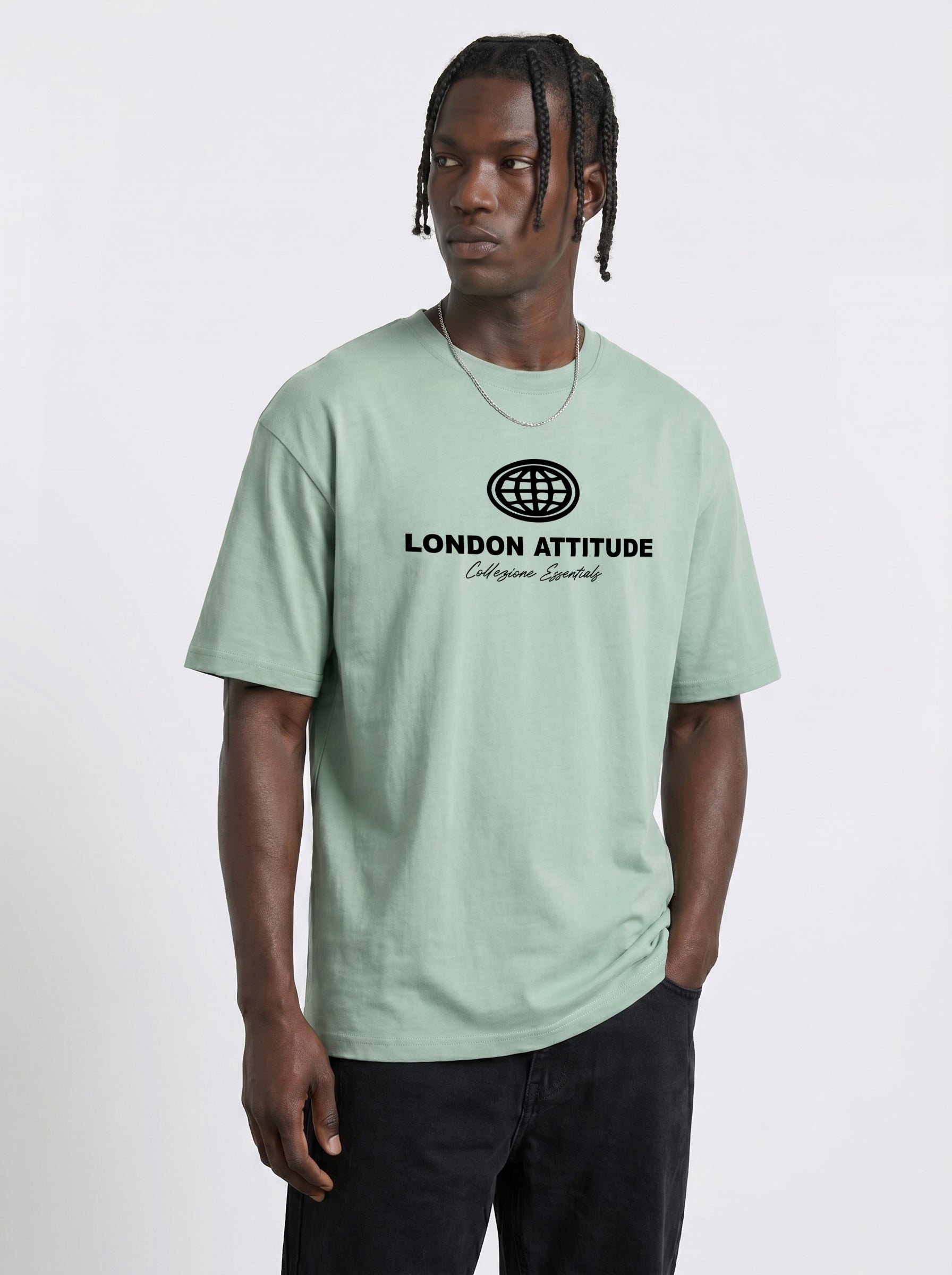 Essential Globe Logo Premium Organic Cotton T-Shirt