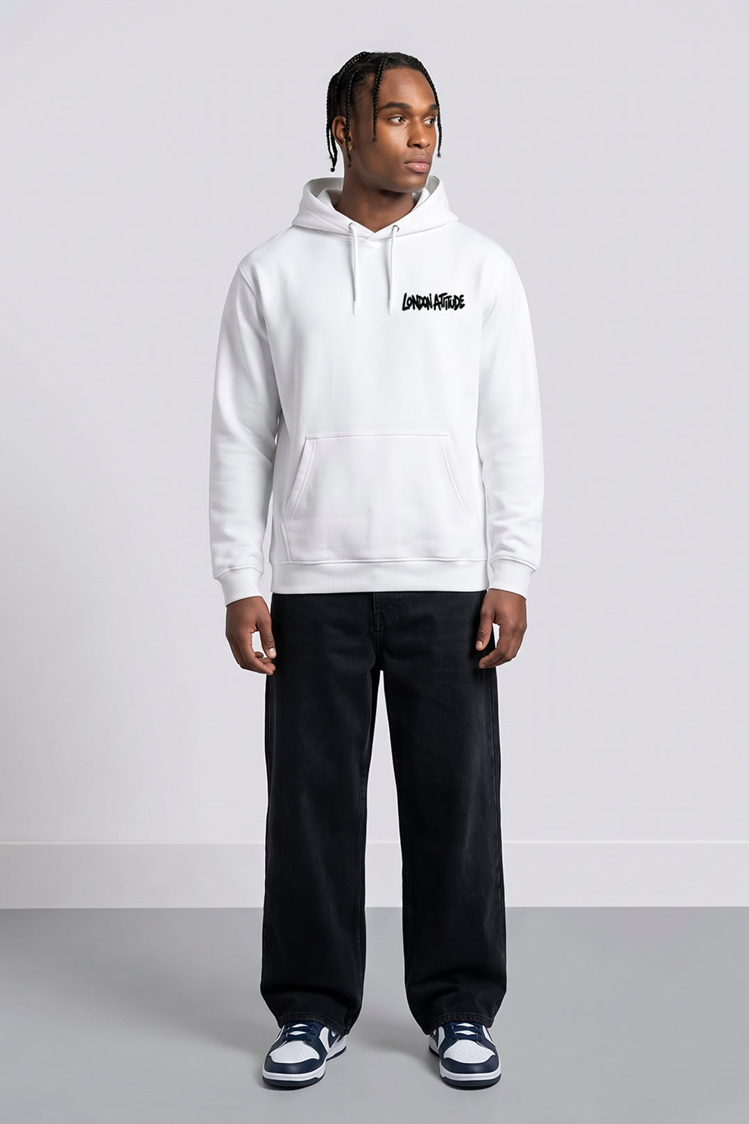 Relaxed Fit City Graffiti Graphic Hoodie