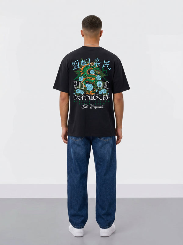 Original Creators Dragon Graphic Heavyweight Oversized T-Shirt