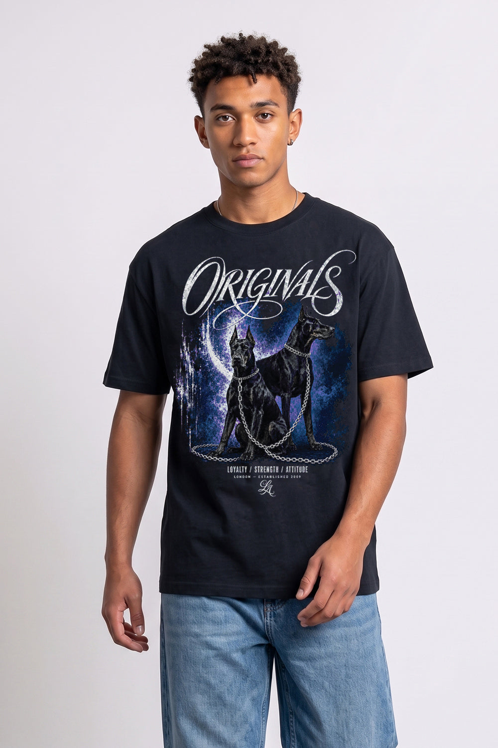 Doberman Oversized Heavyweight Graphic T-Shirt