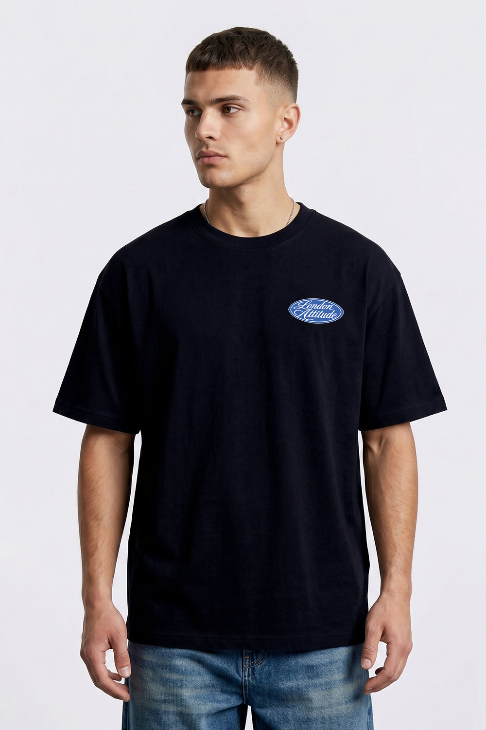 Oversized Vintage Motorsport Back Print T-Shirt