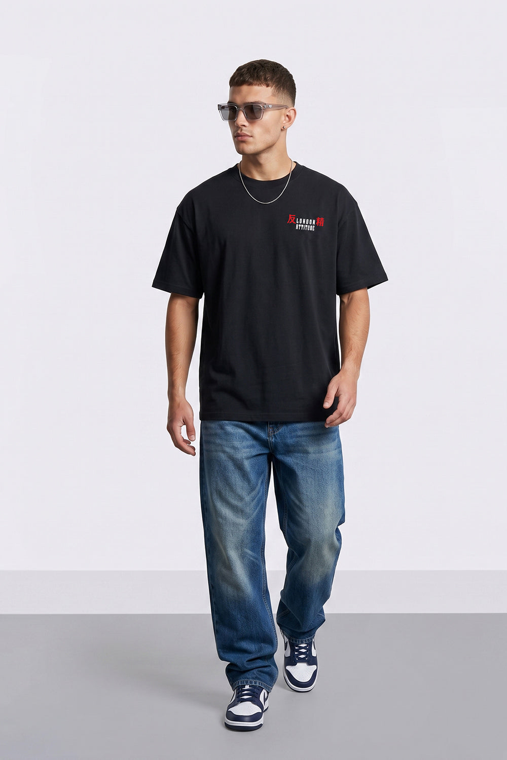 Tokyo After Dark Dragon Oversized Heavyweight Graphic T-Shirt