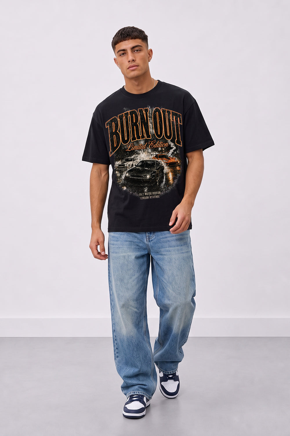 Burn Out Limited Edition Oversized Heavyweight Graphic T-Shirt