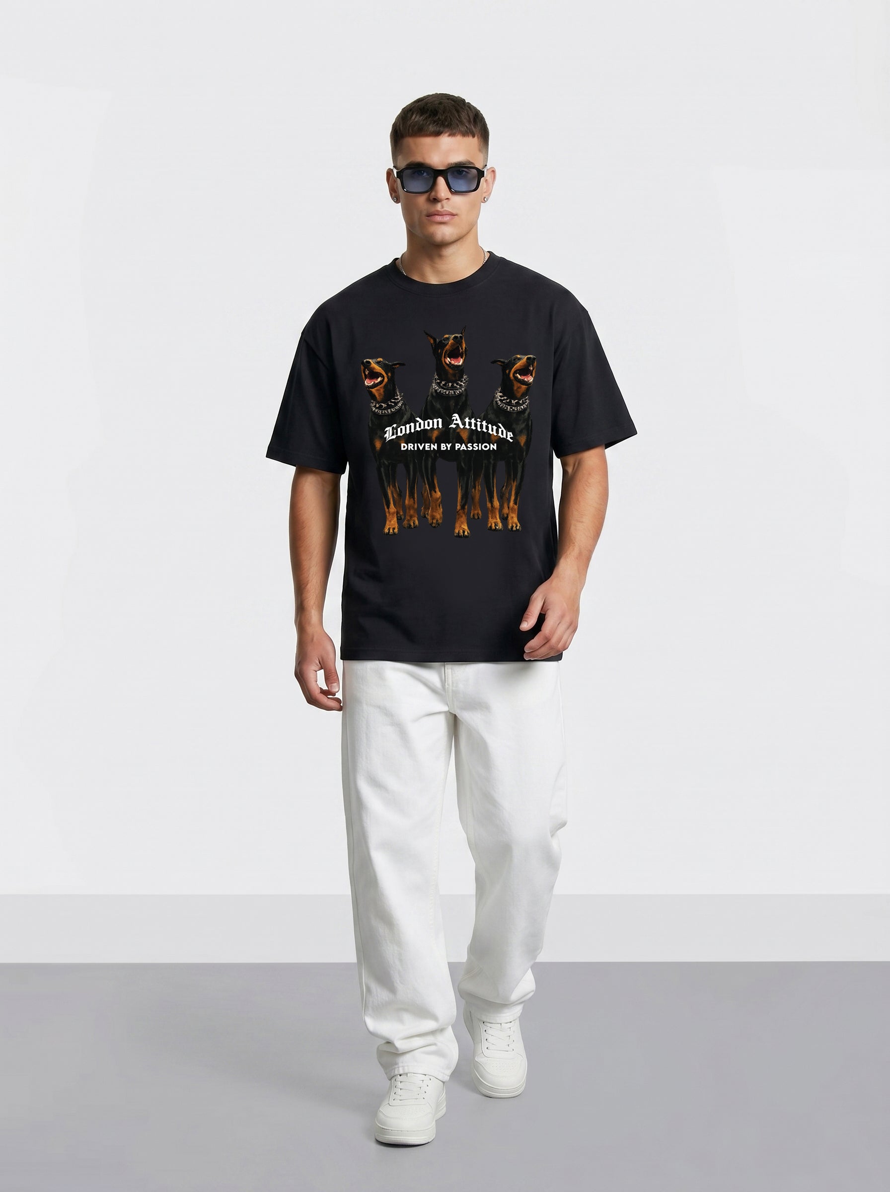 Original Creators Doberman Oversized Heavyweight T-Shirt