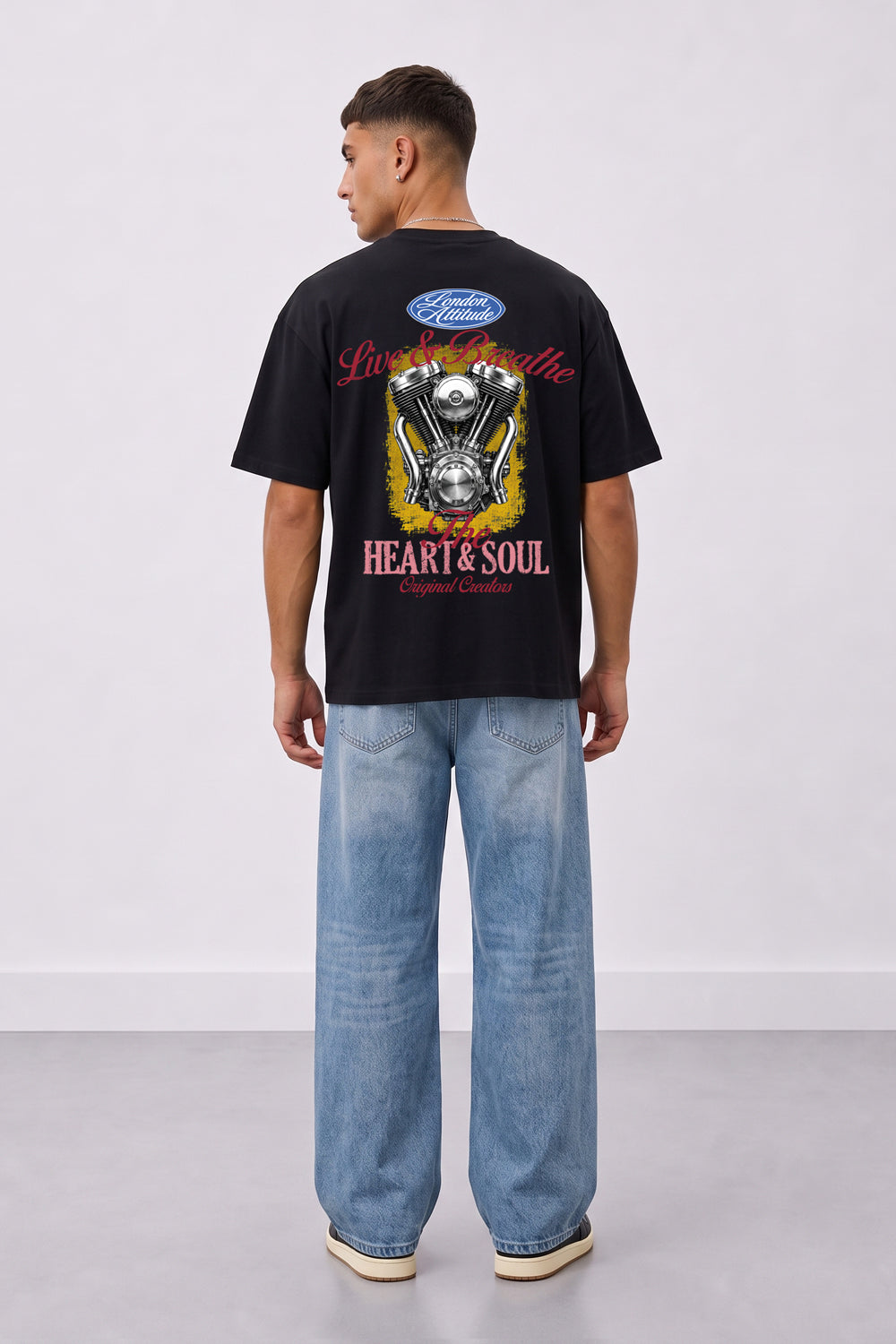 Heart & Soul Oversized Heavyweight Printed T-Shirt
