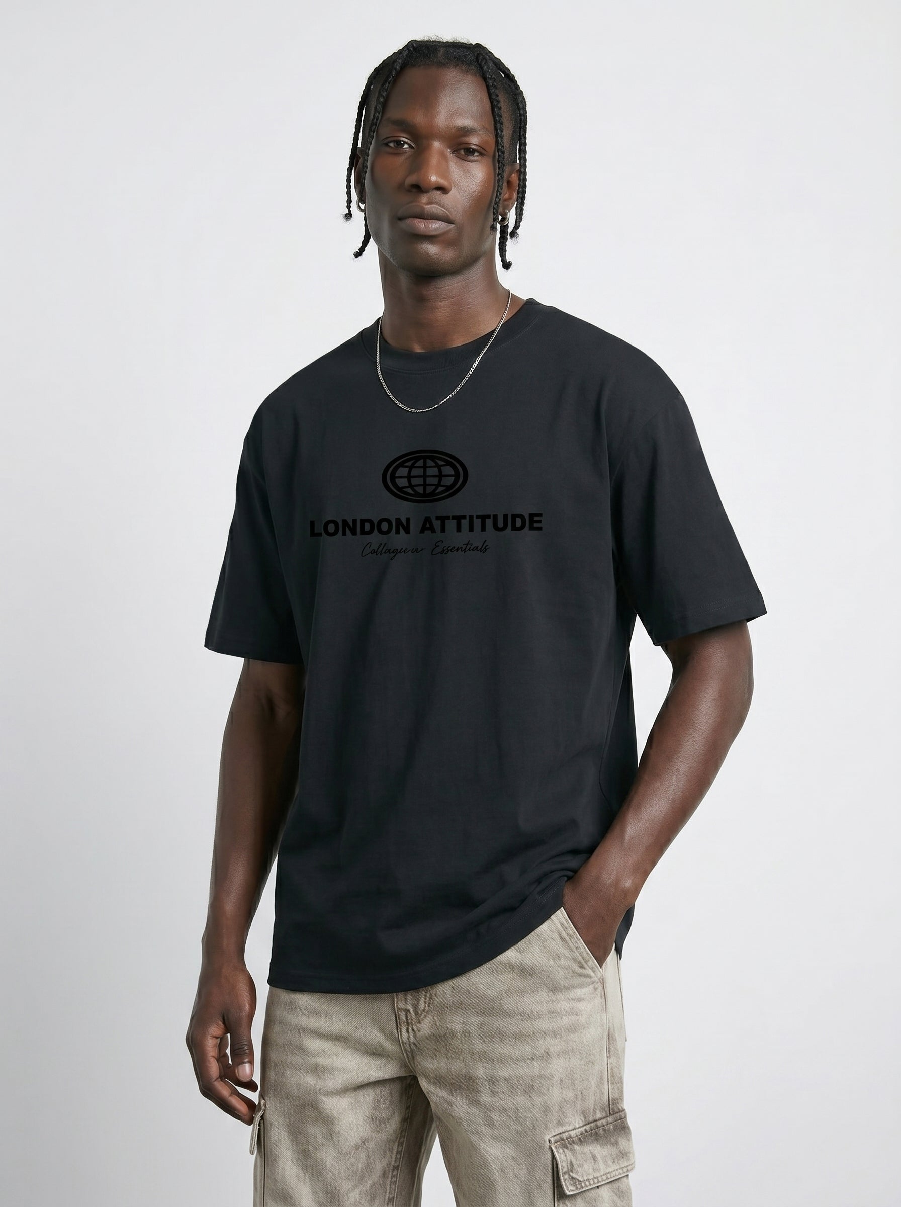 Essential Globe Logo Premium Organic Cotton T-Shirt