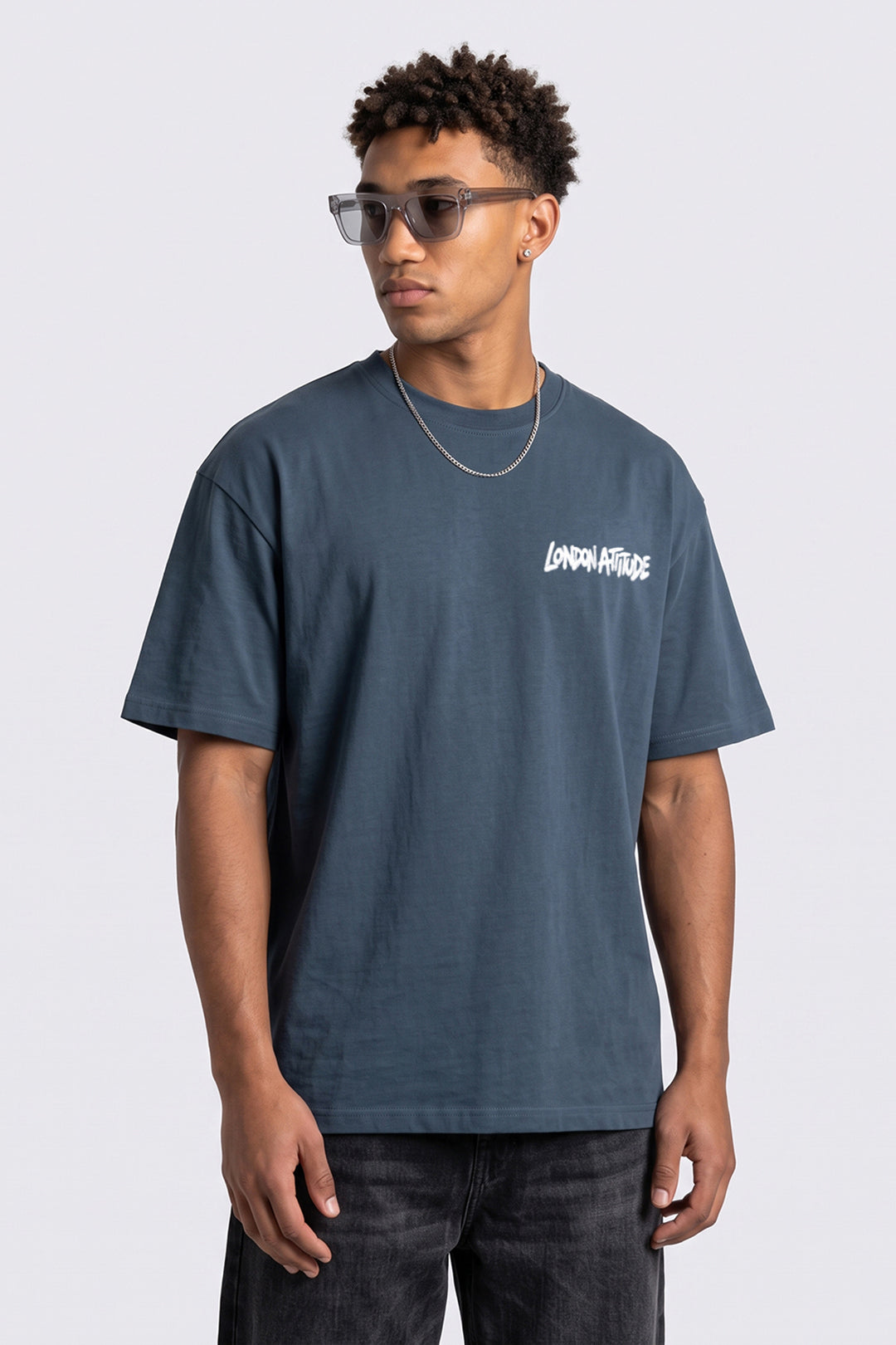 Oversized Heavyweight City Graffiti Graphic T-Shirt