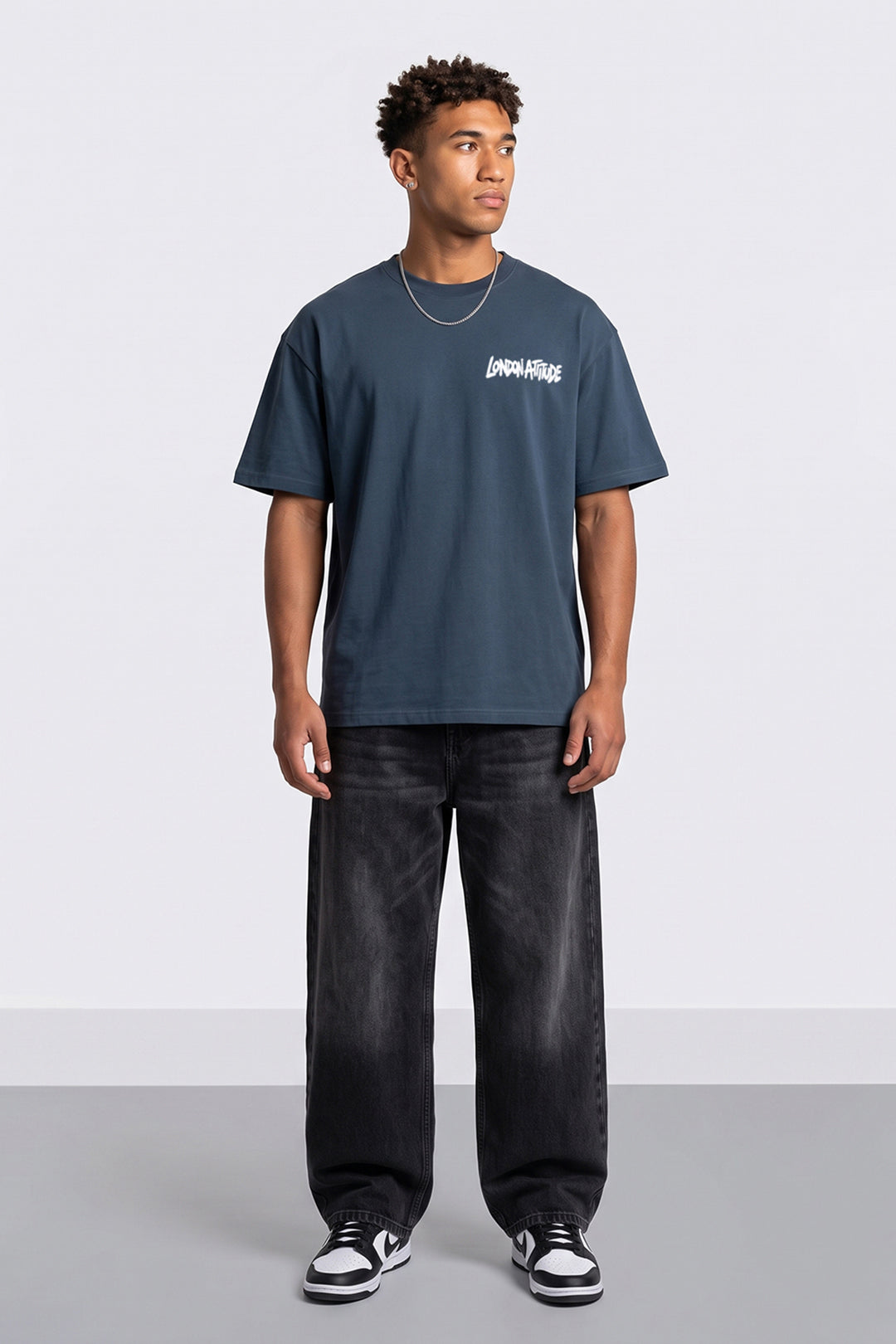 Oversized Heavyweight City Graffiti Graphic T-Shirt