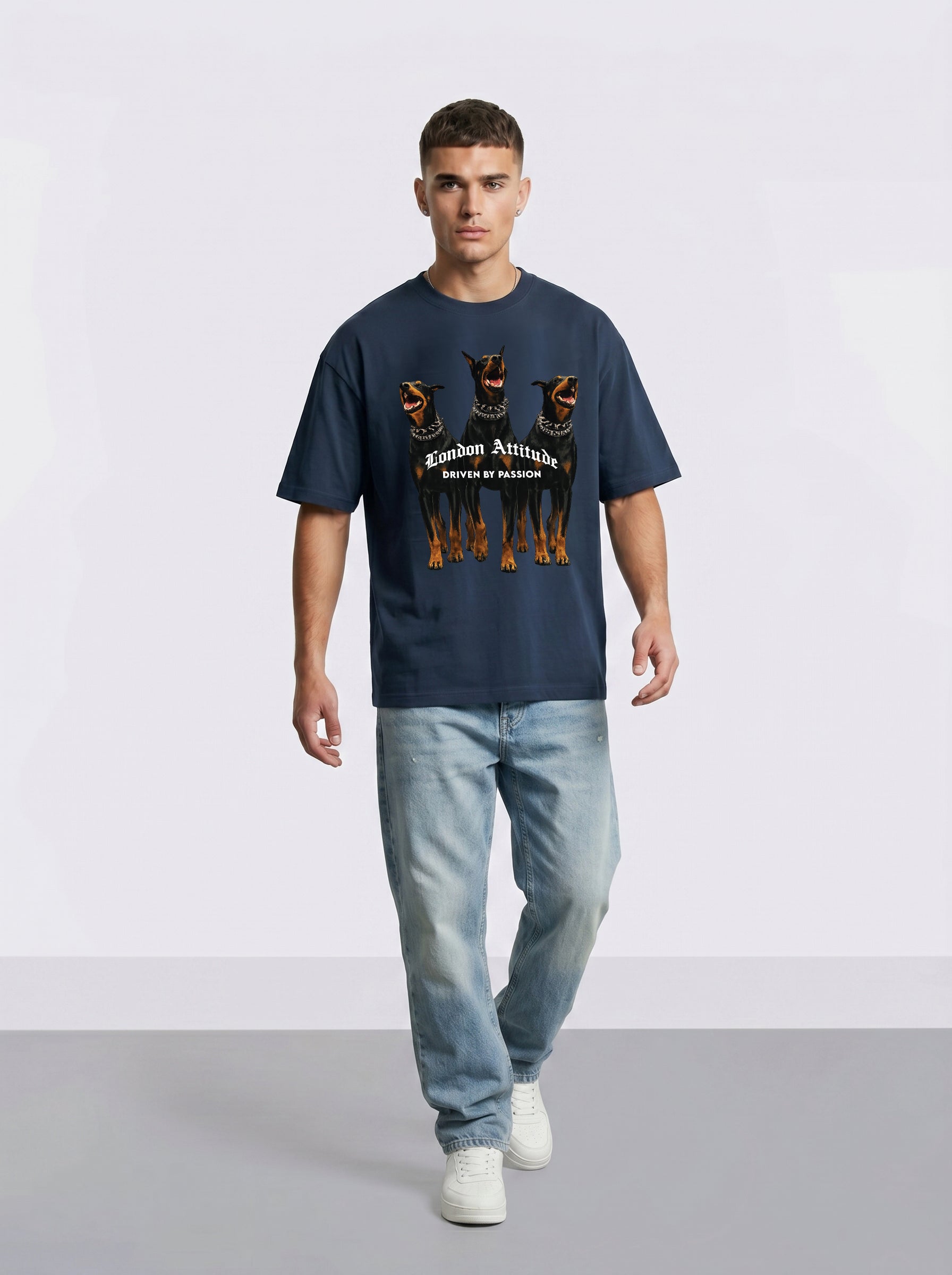 Original Creators Doberman Oversized Heavyweight T-Shirt