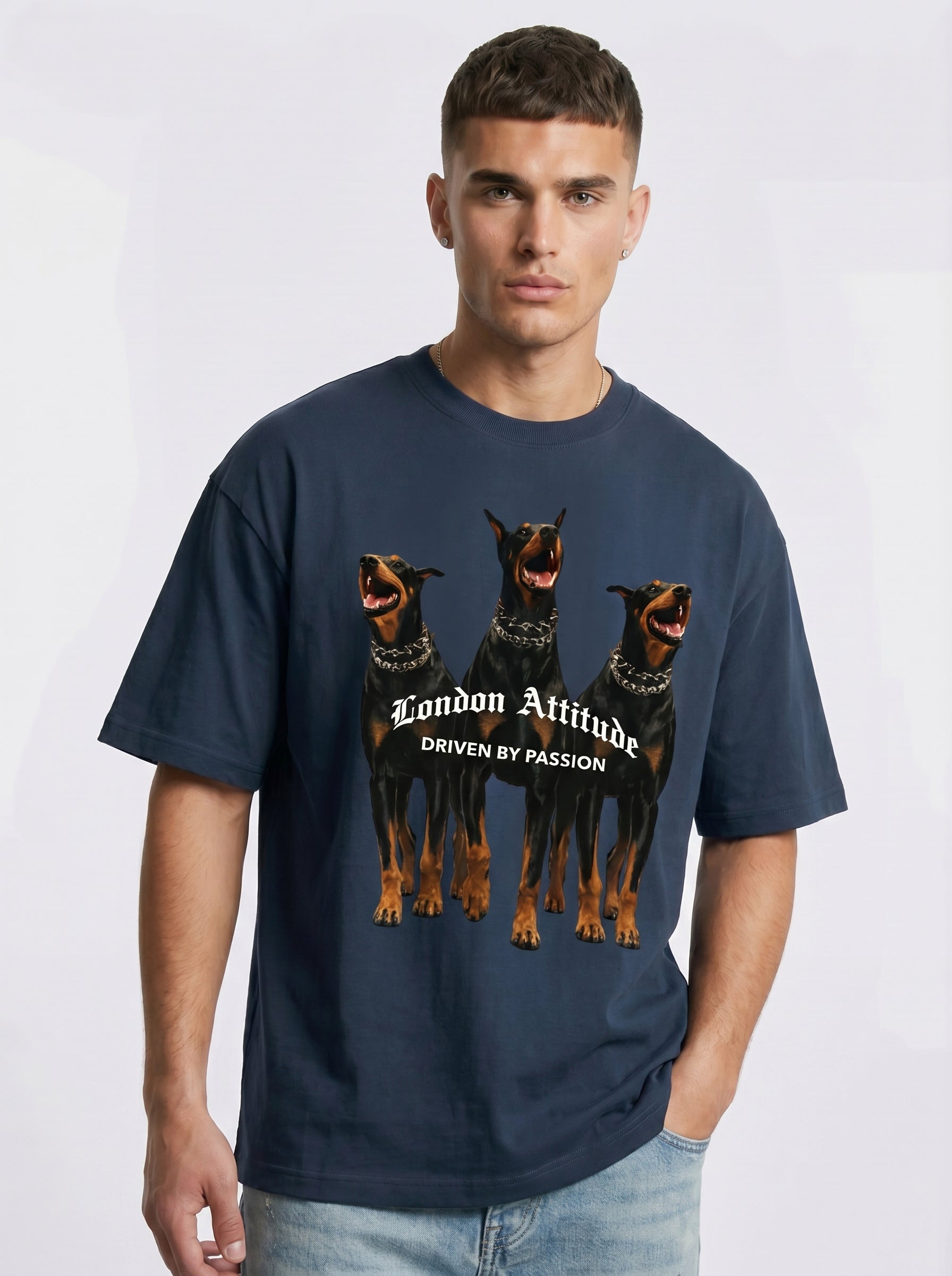 Original Creators Doberman Oversized Heavyweight T-Shirt