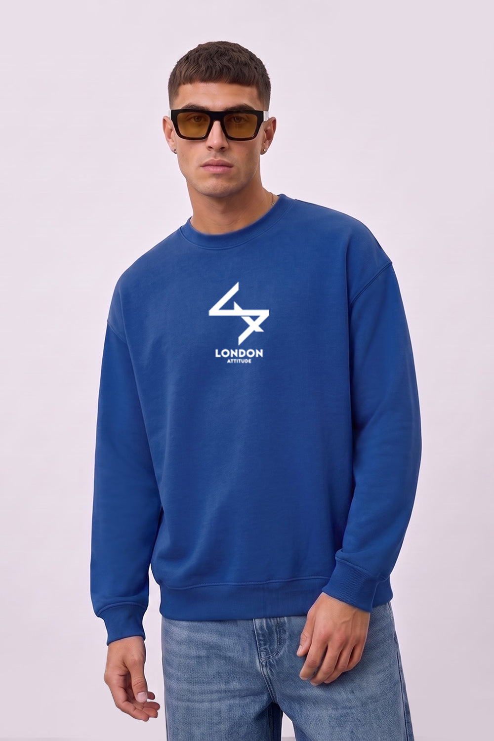 Relaxed Fit Japanese Inspired Graphic Sweatshirt