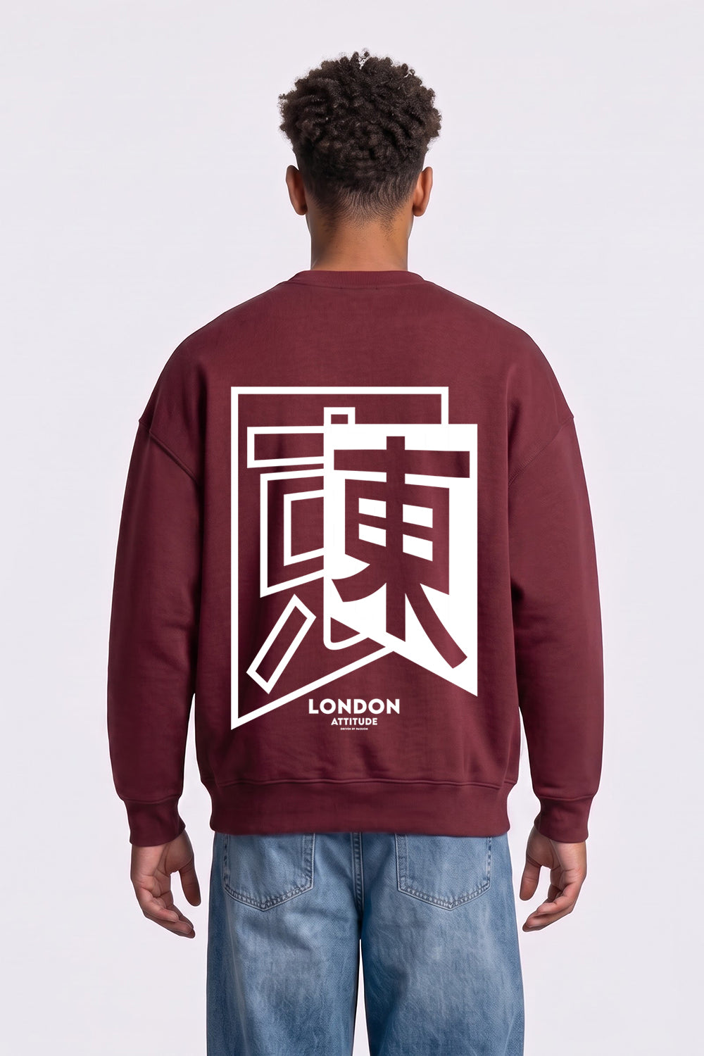 Relaxed Fit Japanese Inspired Graphic Sweatshirt