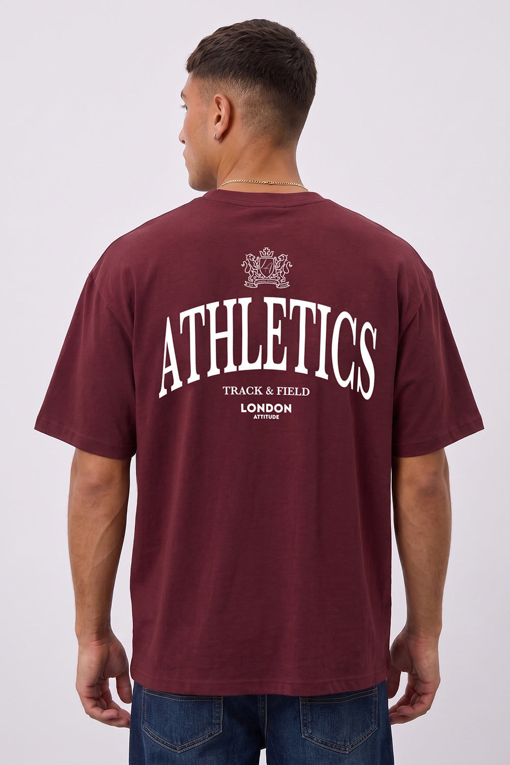 Athletics Premium Graphic T-Shirt in White Print