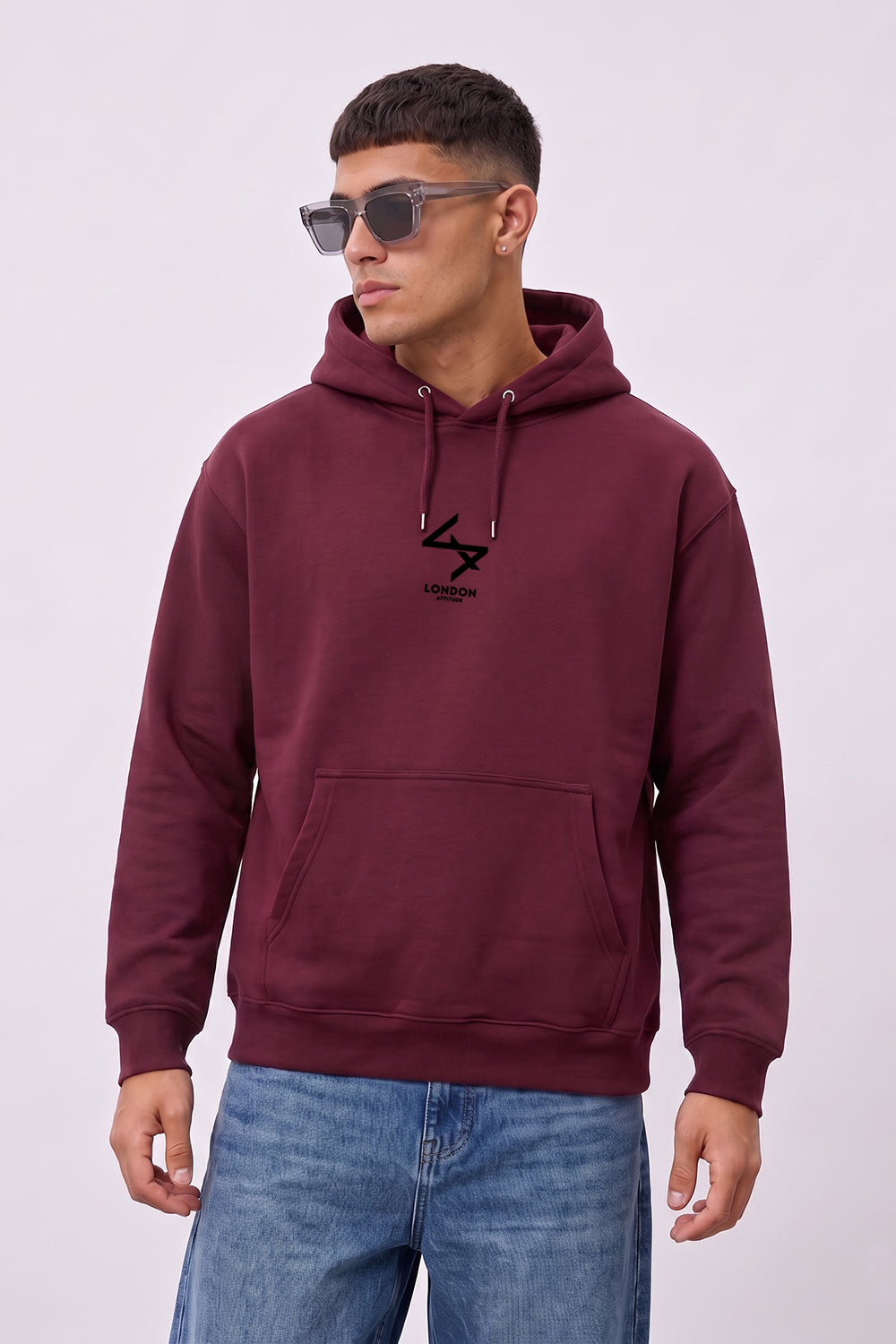 Relaxed Fit Japanese Inspired Graphic Hoodie