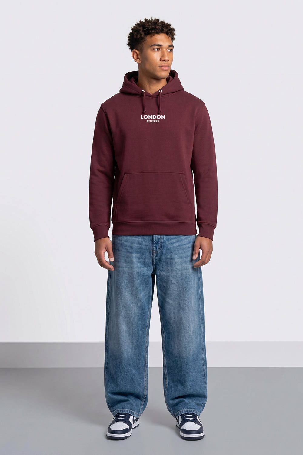 Relaxed Fit Dragon Graphic Hoodie