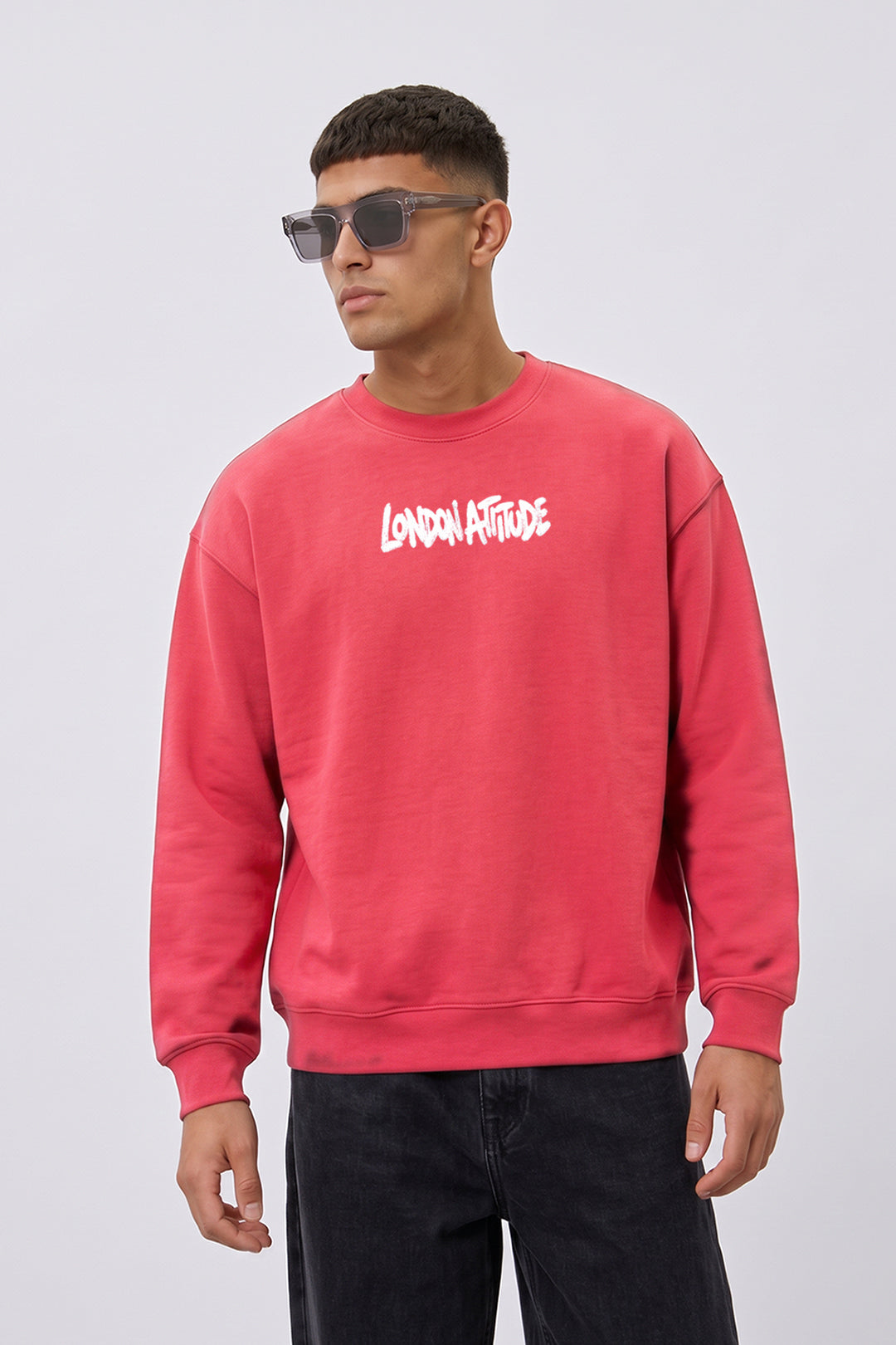 Relaxed Fit Heavyweight City Graffiti Sweatshirt