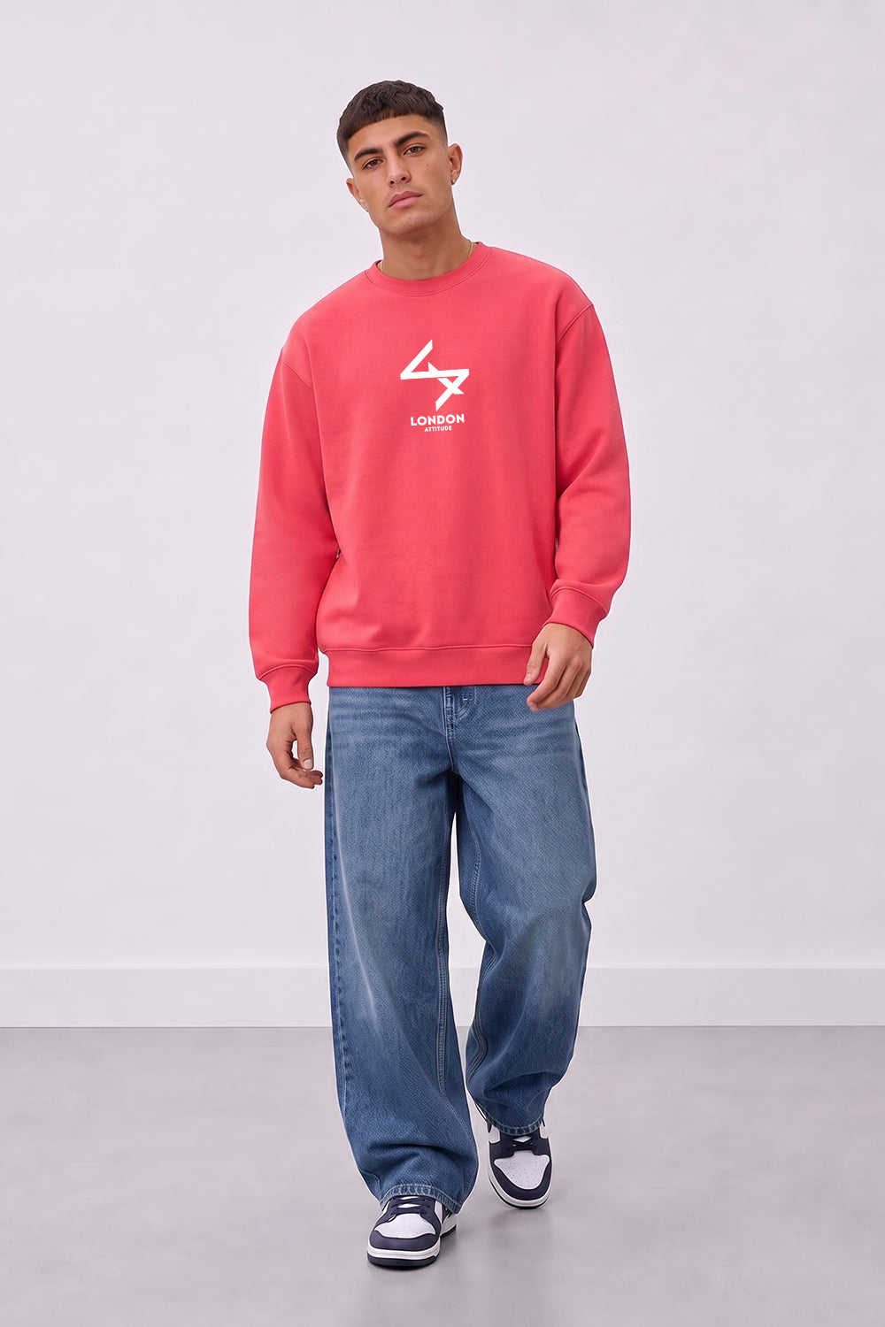 Relaxed Fit Japanese Inspired Graphic Sweatshirt