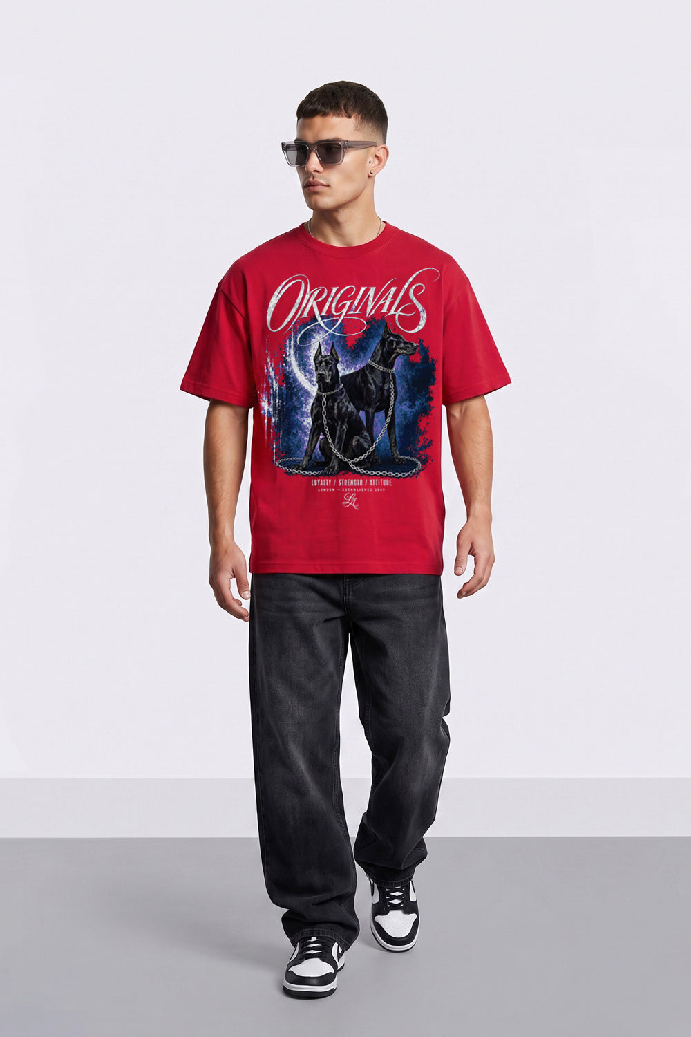 Doberman Oversized Heavyweight Graphic T-Shirt