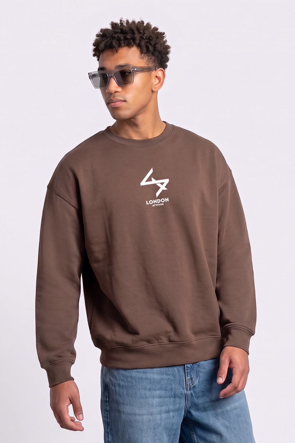 Relaxed Fit Japanese Inspired Graphic Sweatshirt