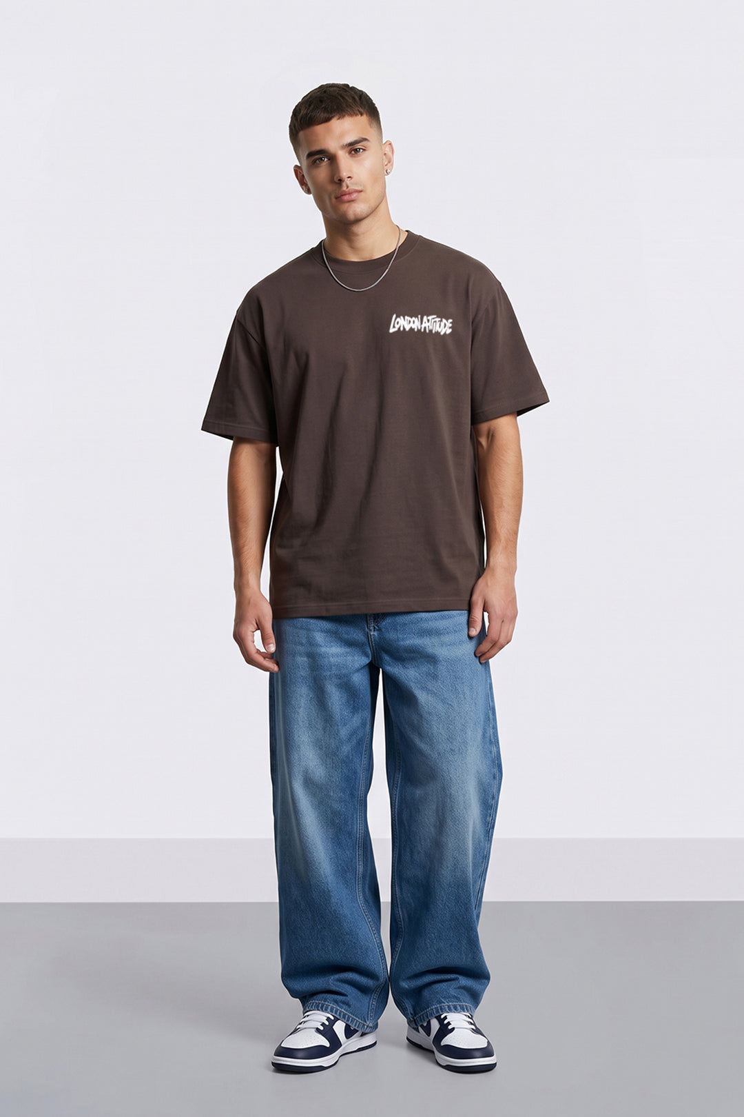 Oversized Heavyweight City Graffiti Graphic T-Shirt