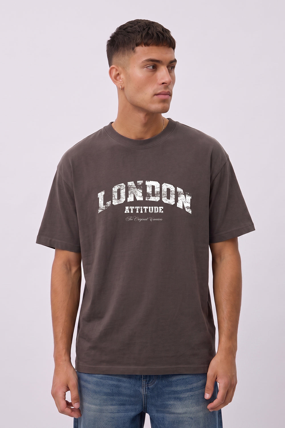 Fearless Street Culture Oversized Heavyweight Graphic T-Shirt