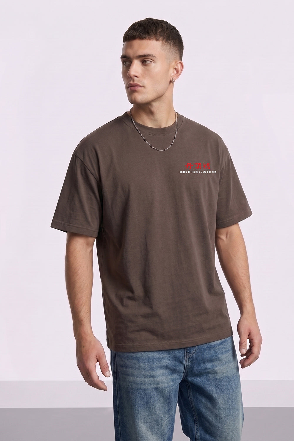 Japanese Crane Oversized Heavyweight Graphic T-Shirt