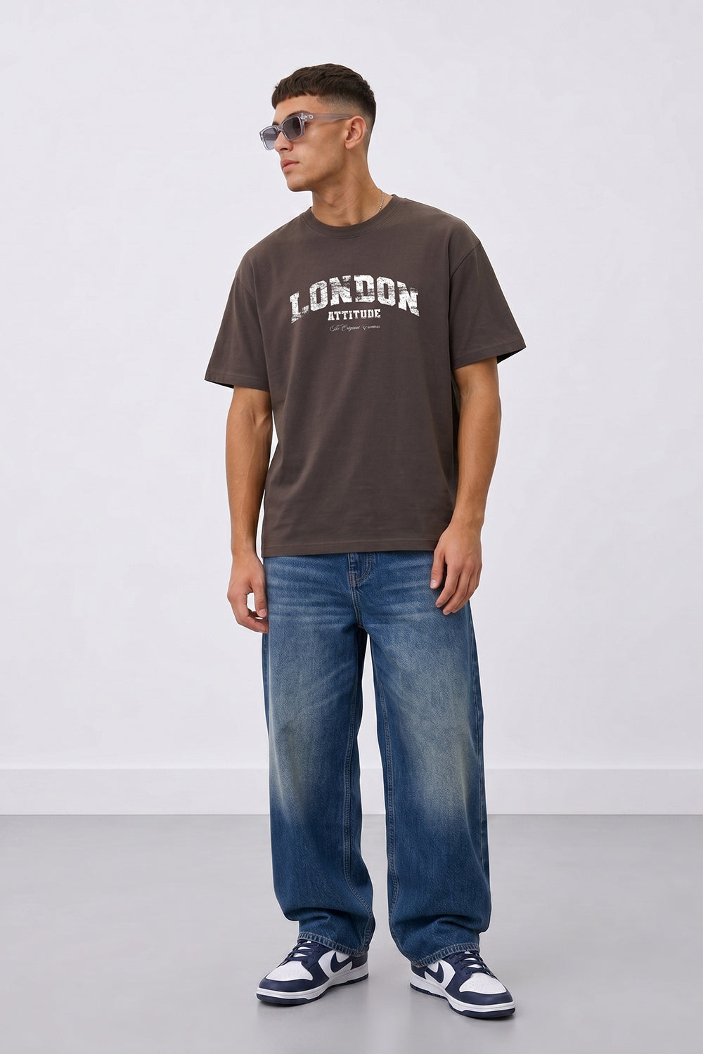 Fearless Street Culture Oversized Heavyweight Graphic T-Shirt
