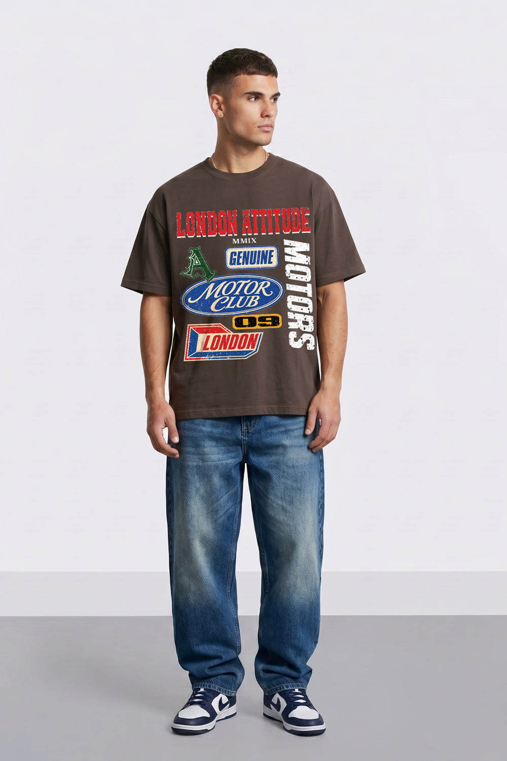 Oversized Heavyweight Vintage Racing T-Shirt