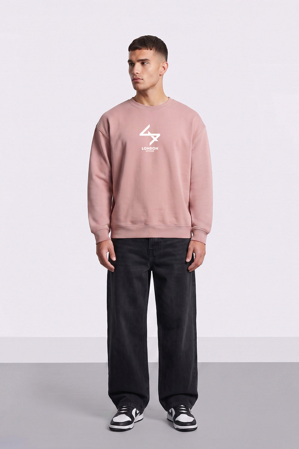 Relaxed Fit Japanese Inspired Graphic Sweatshirt