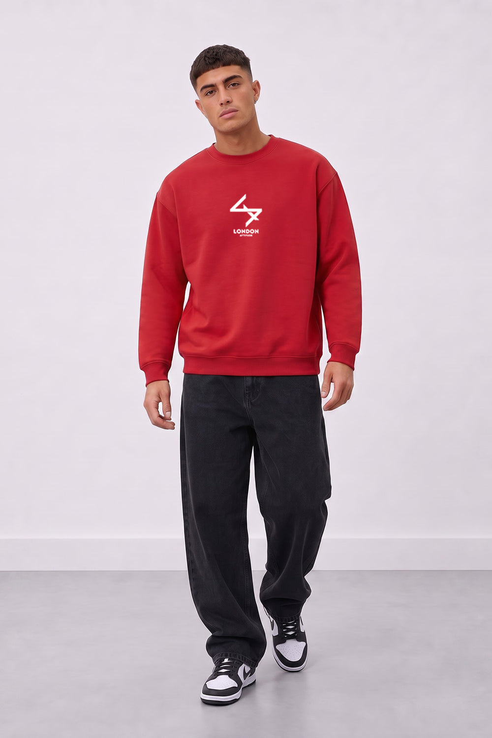 Relaxed Fit Japanese Inspired Graphic Sweatshirt