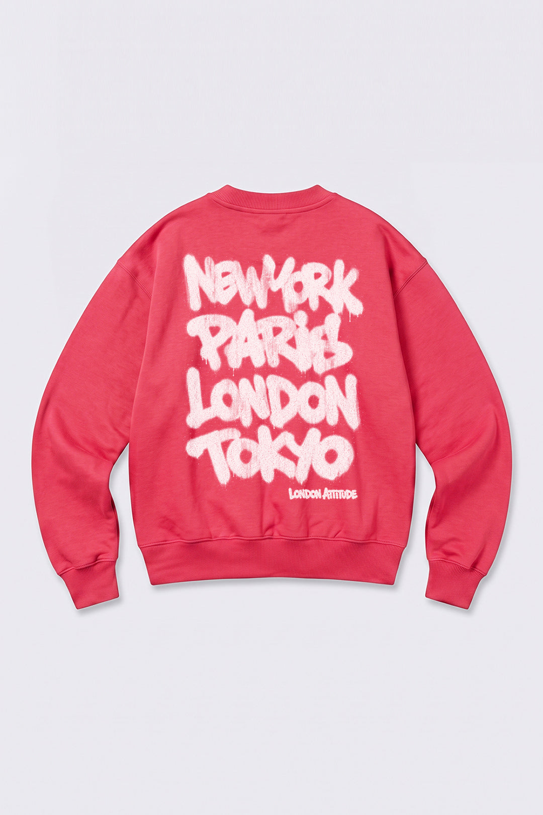 Relaxed Fit Heavyweight City Graffiti Sweatshirt