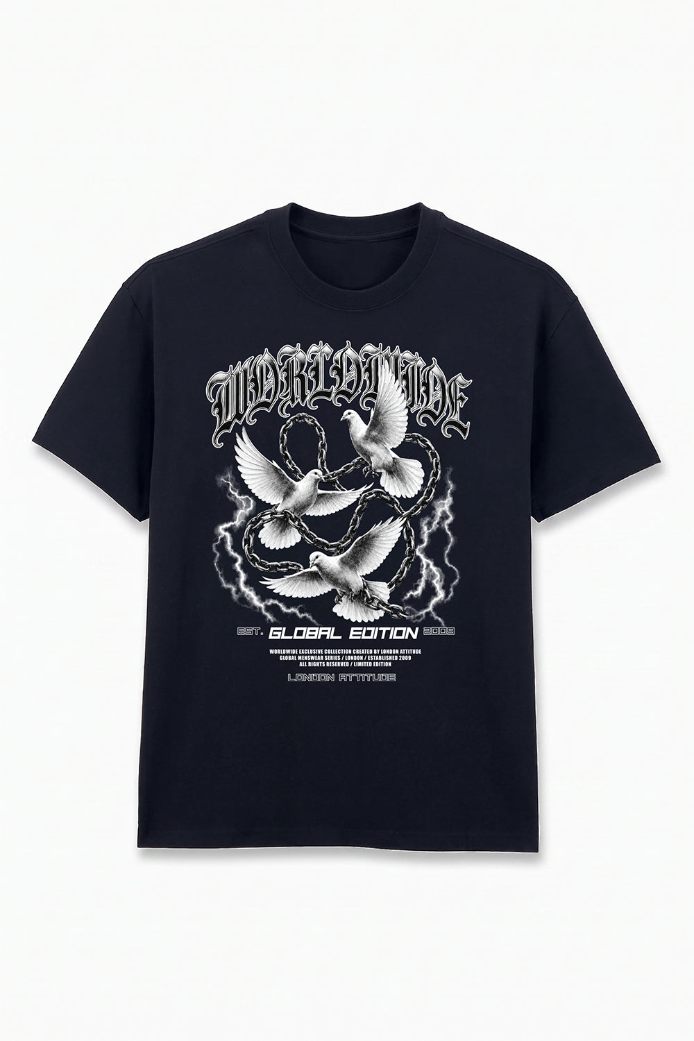 Worldwide Global Edition Oversized Heavyweight Graphic T-Shirt