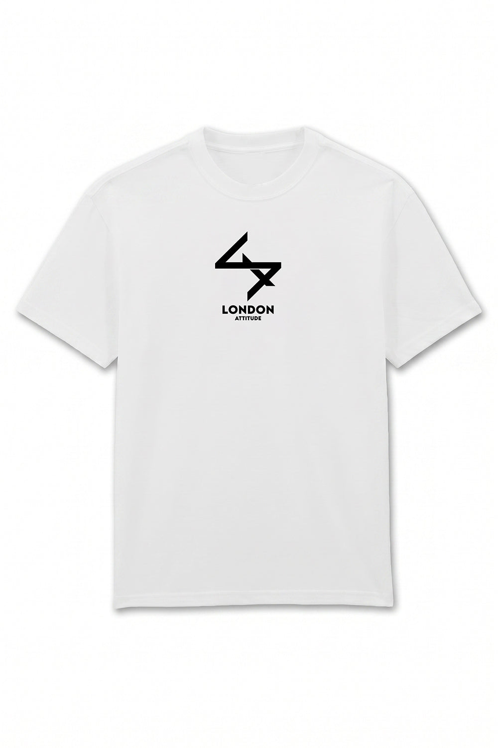 Push Your Limits Oversized Heavyweight T-Shirt in Black Print