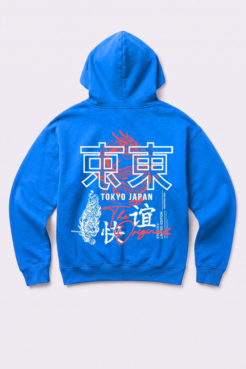 Relaxed Fit Tokyo Japan Graphic Hoodie